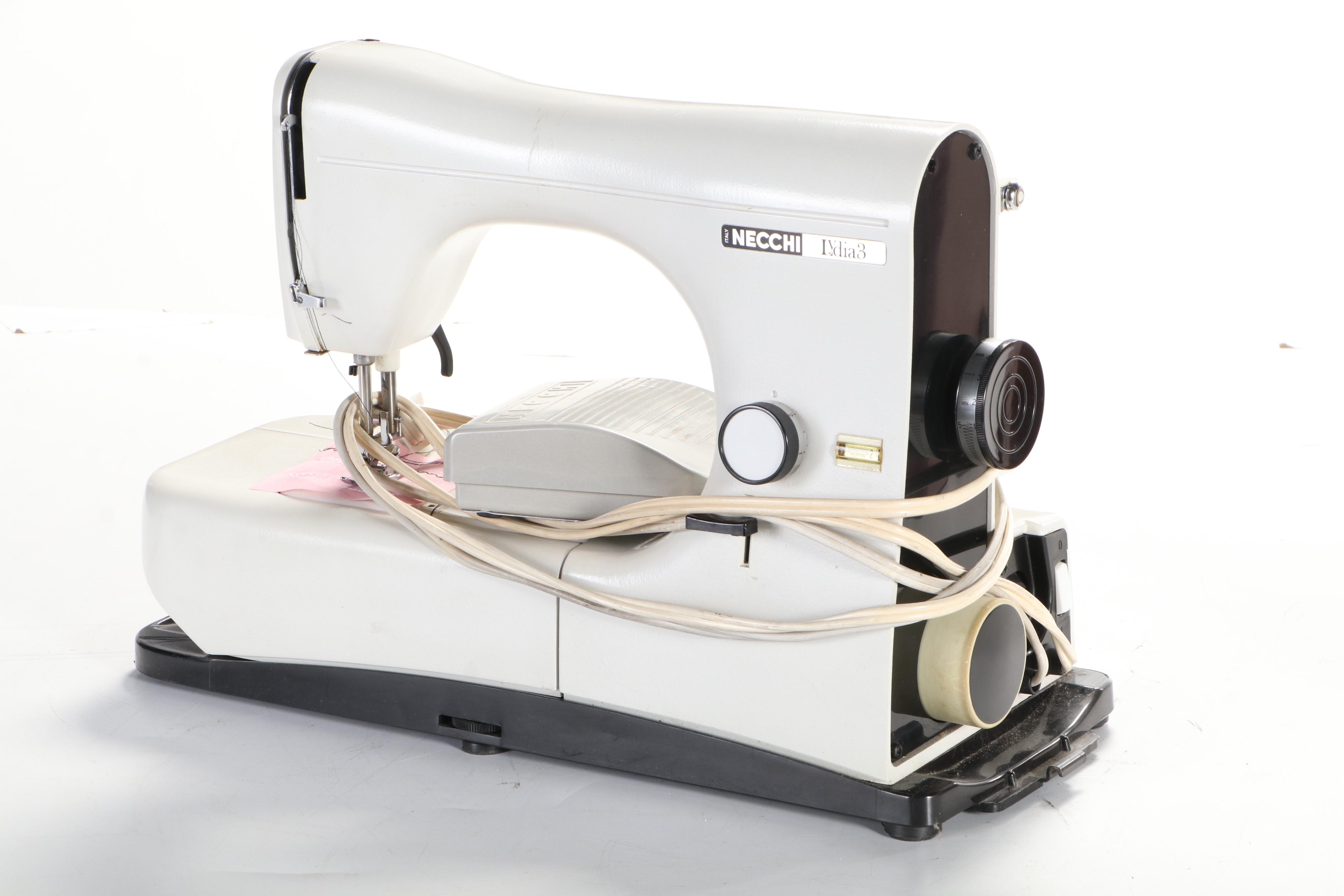 Necchi Lydia 3 Type 544 and Other Electric Sewing Machines