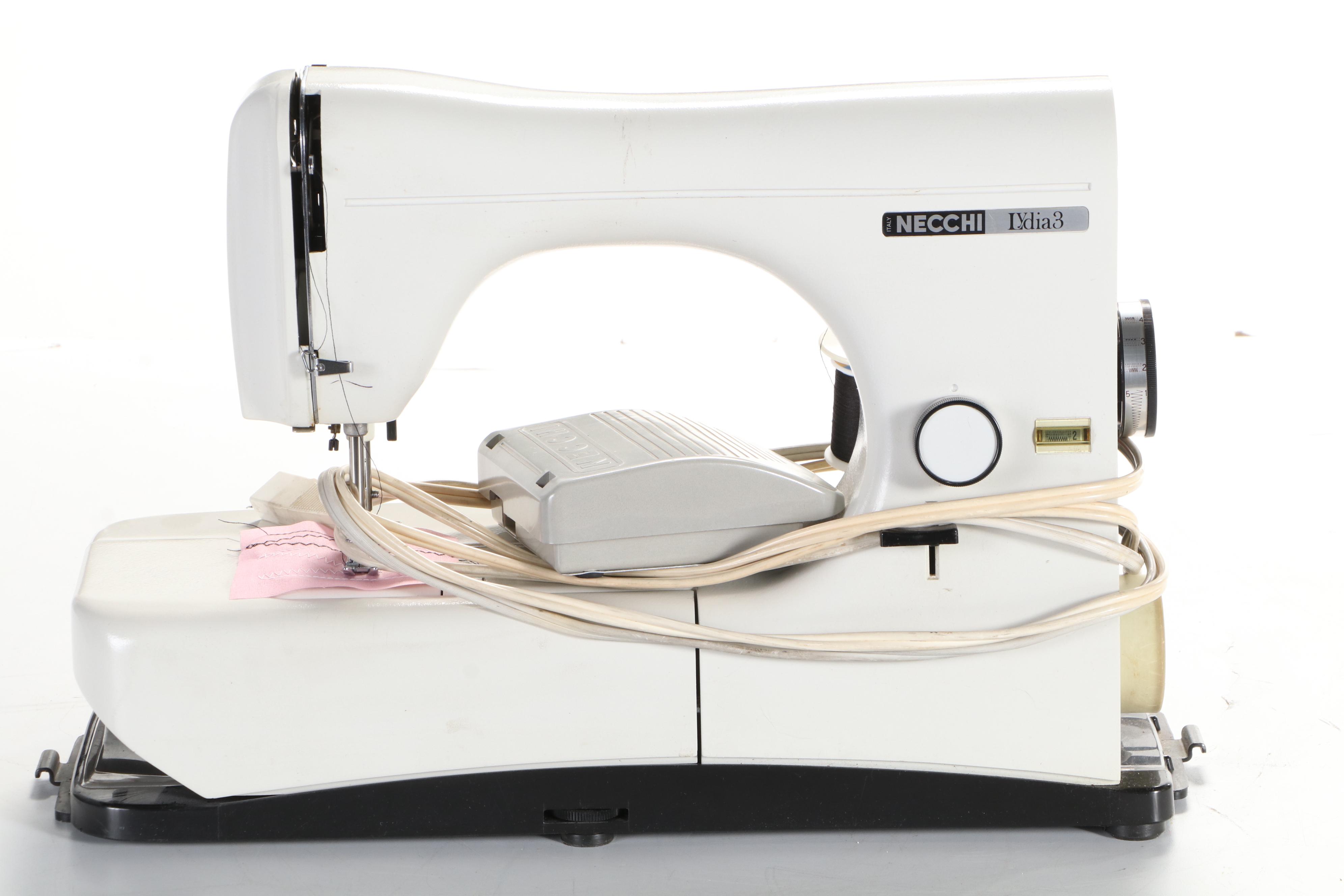 Necchi Lydia 3 Type 544 and Other Electric Sewing Machines