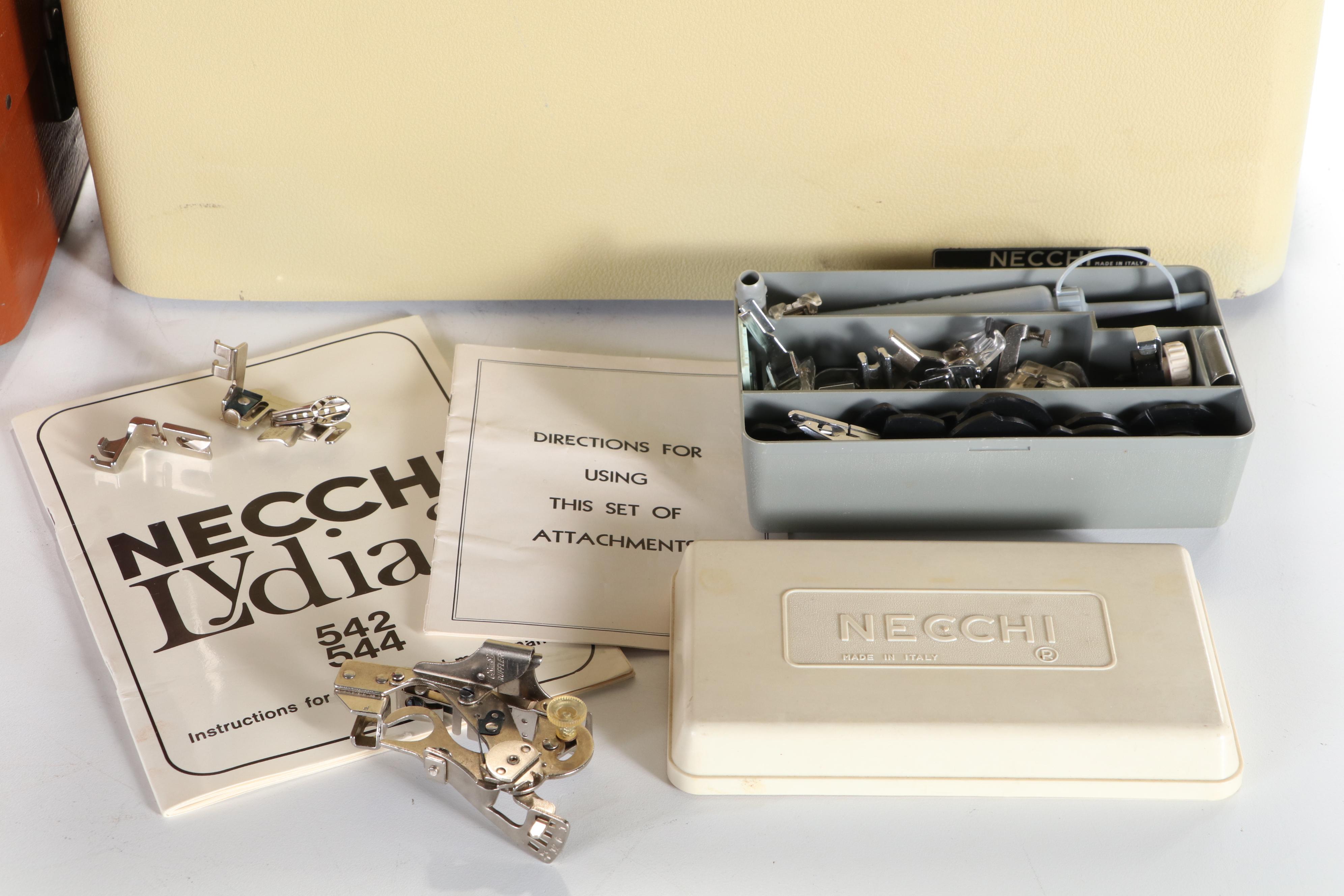 Necchi Lydia 3 Type 544 and Other Electric Sewing Machines