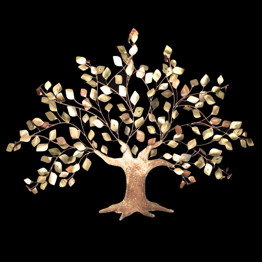 Brass Tree Wall Hanging