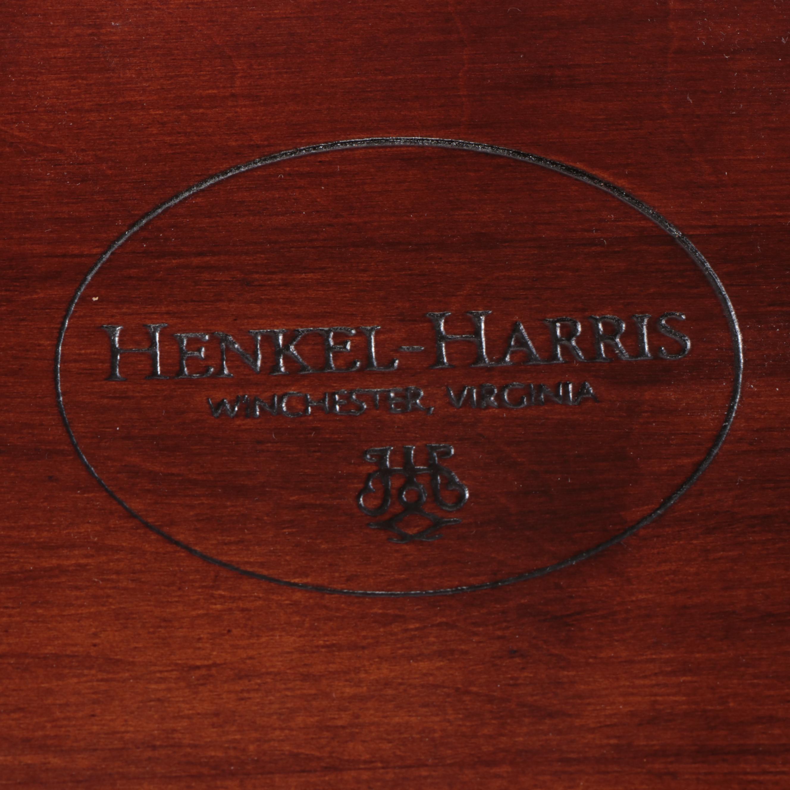 Henkel Harris Figured Mahogany King Size Bed Frame