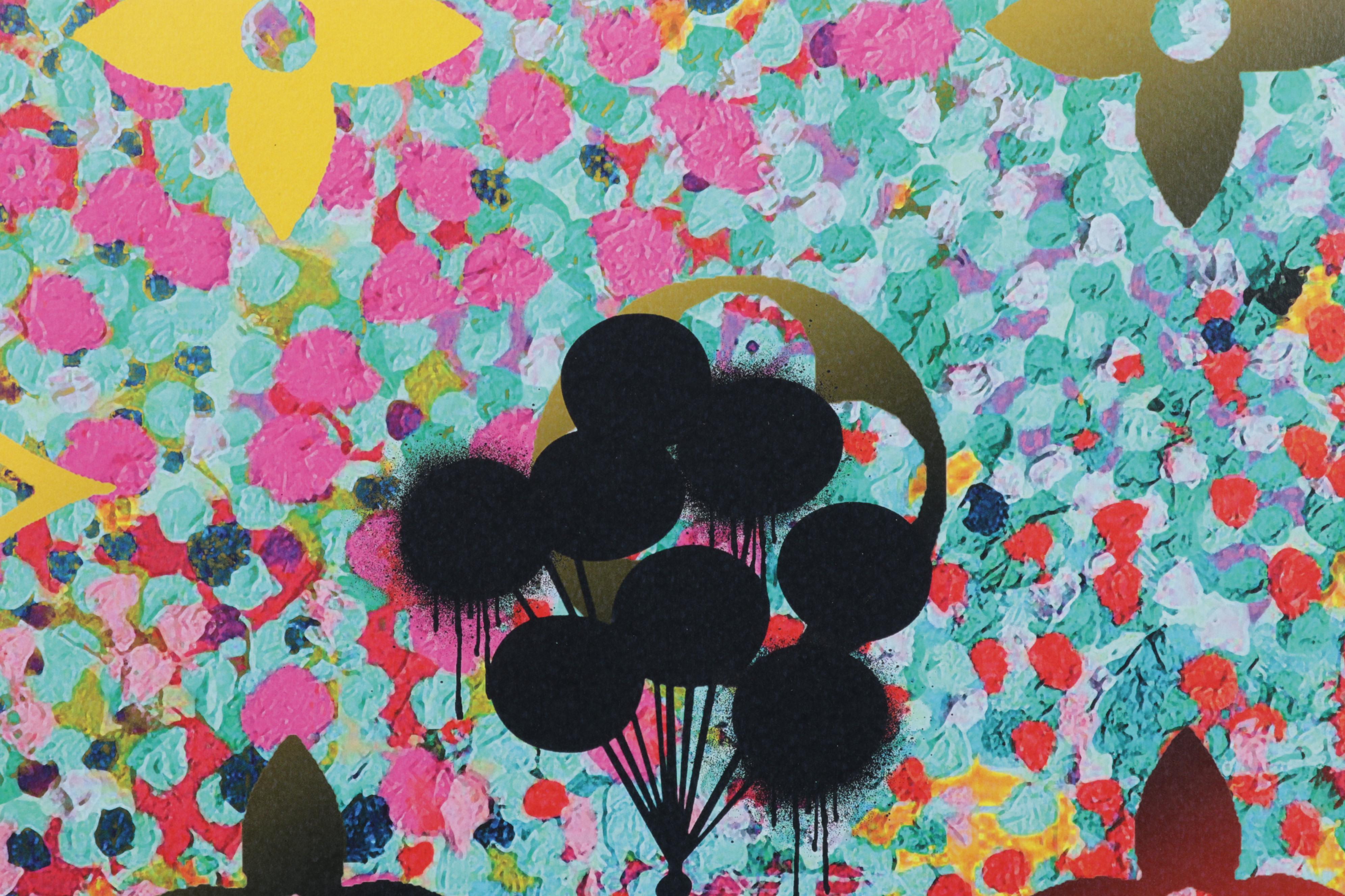 Death NYC Pop Art Graphic Print Homage to Banksy and Louis Vuitton, 2020