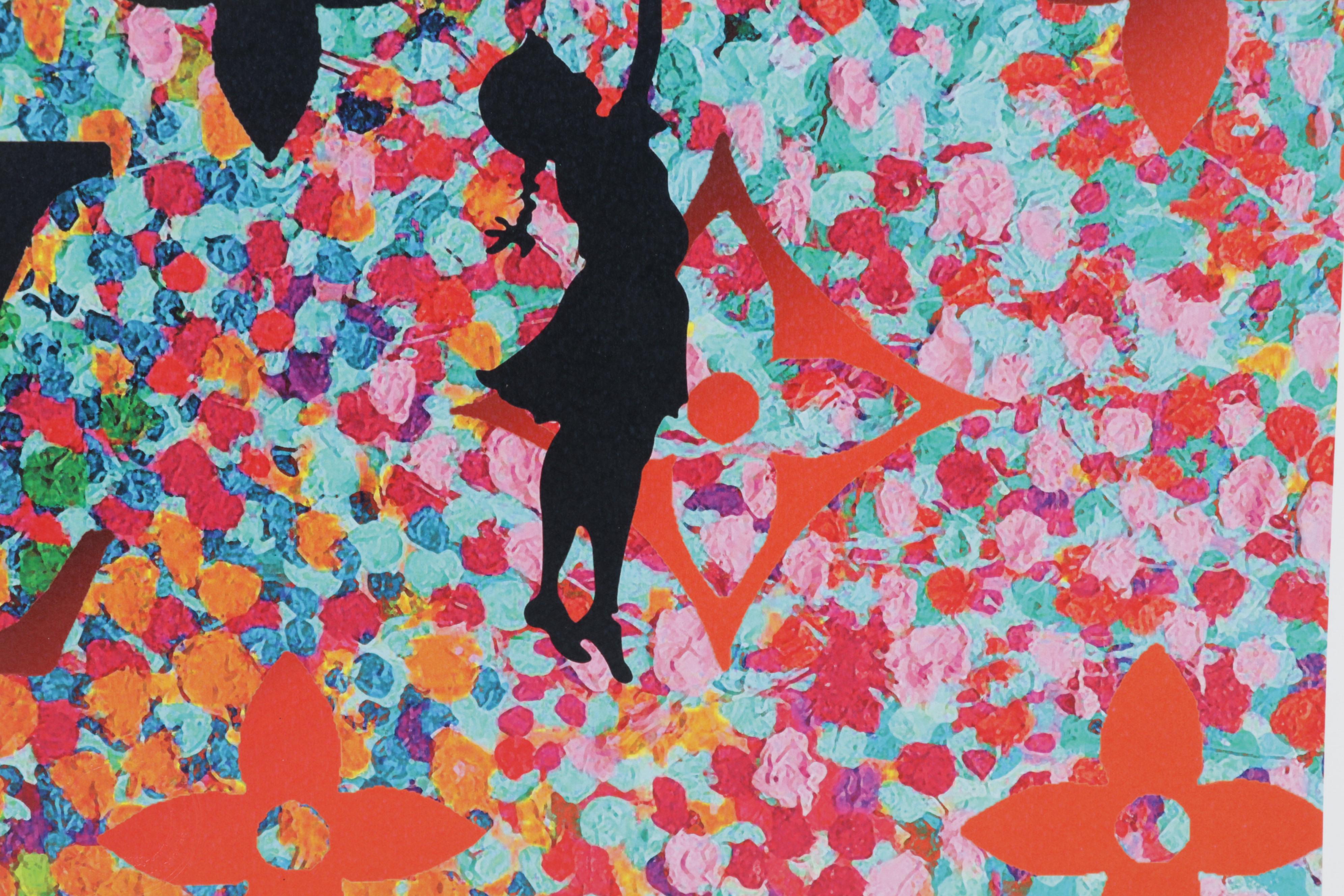 Death NYC Pop Art Graphic Print Homage to Banksy and Louis Vuitton, 2020