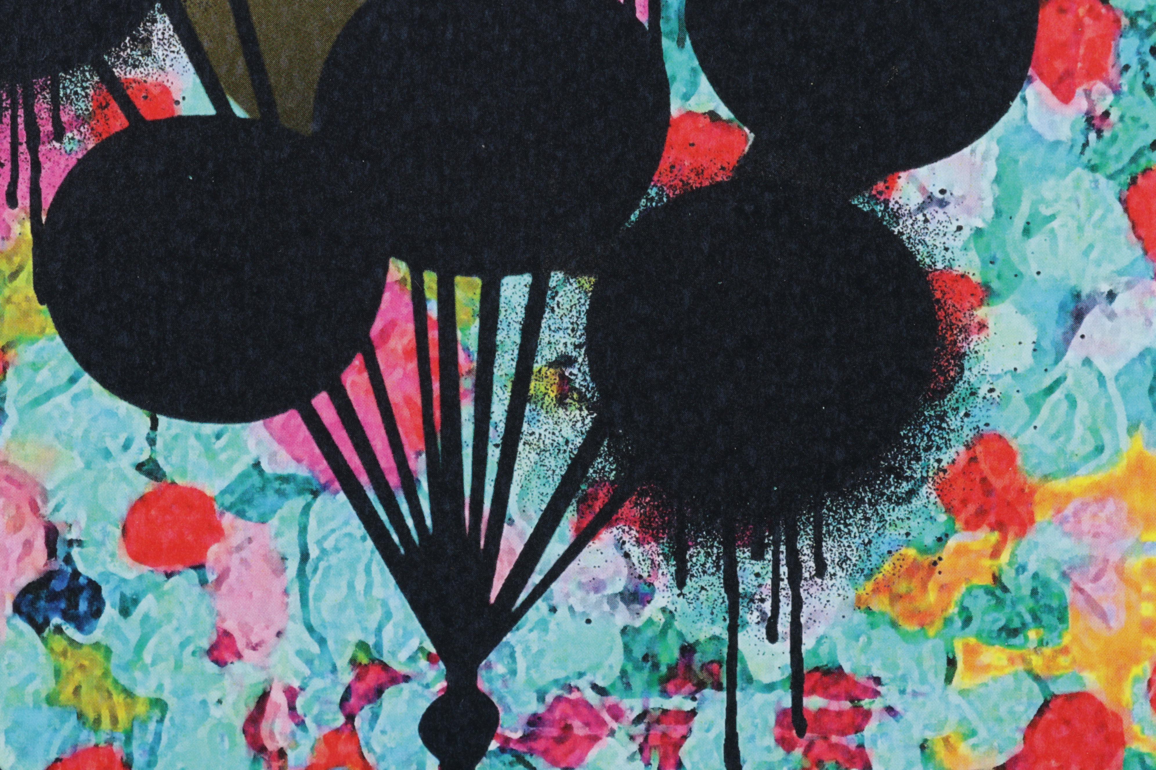 Death NYC Pop Art Graphic Print Homage to Banksy and Louis Vuitton, 2020