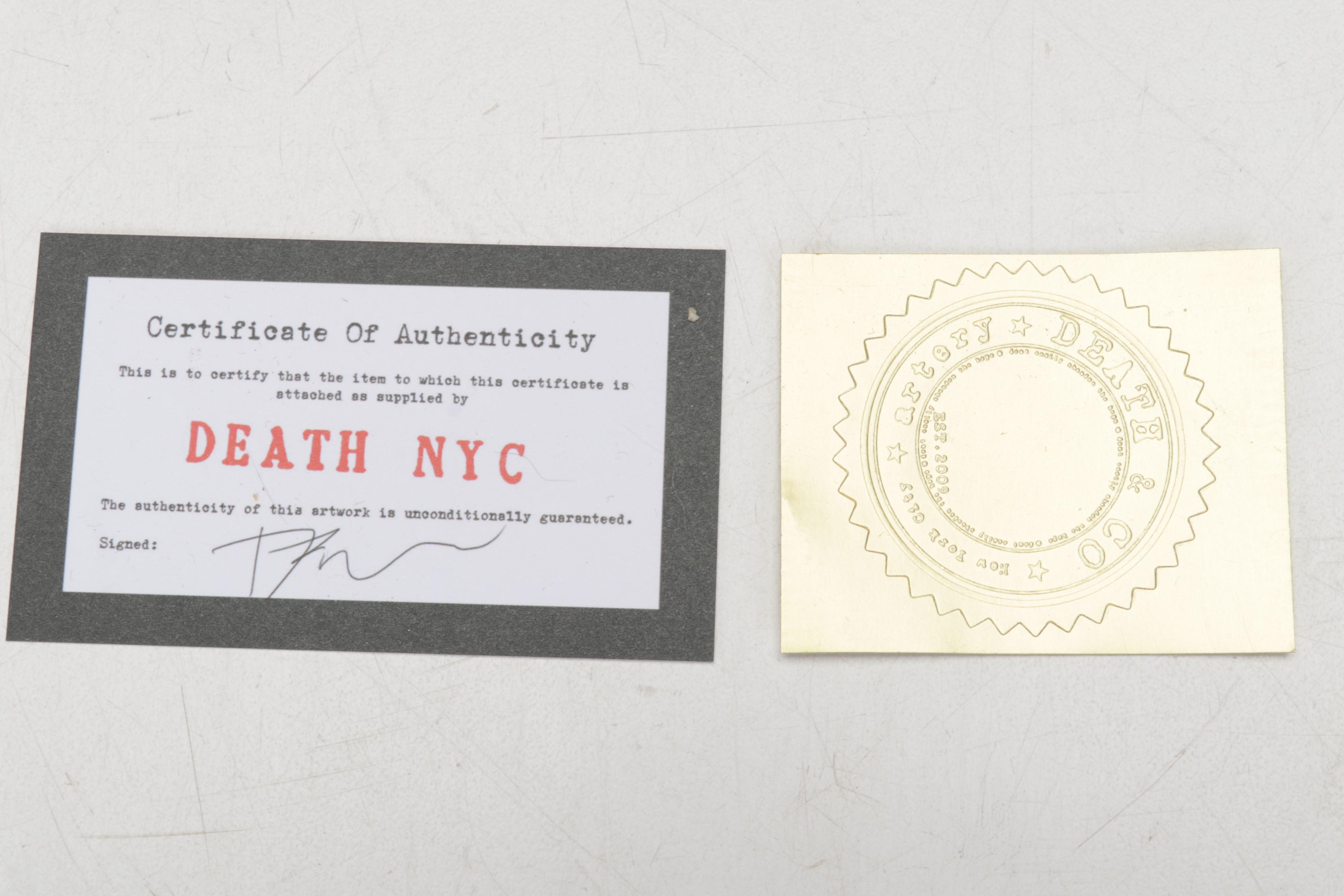 Death NYC Pop Art Graphic Print Homage to Banksy and Louis Vuitton, 2020