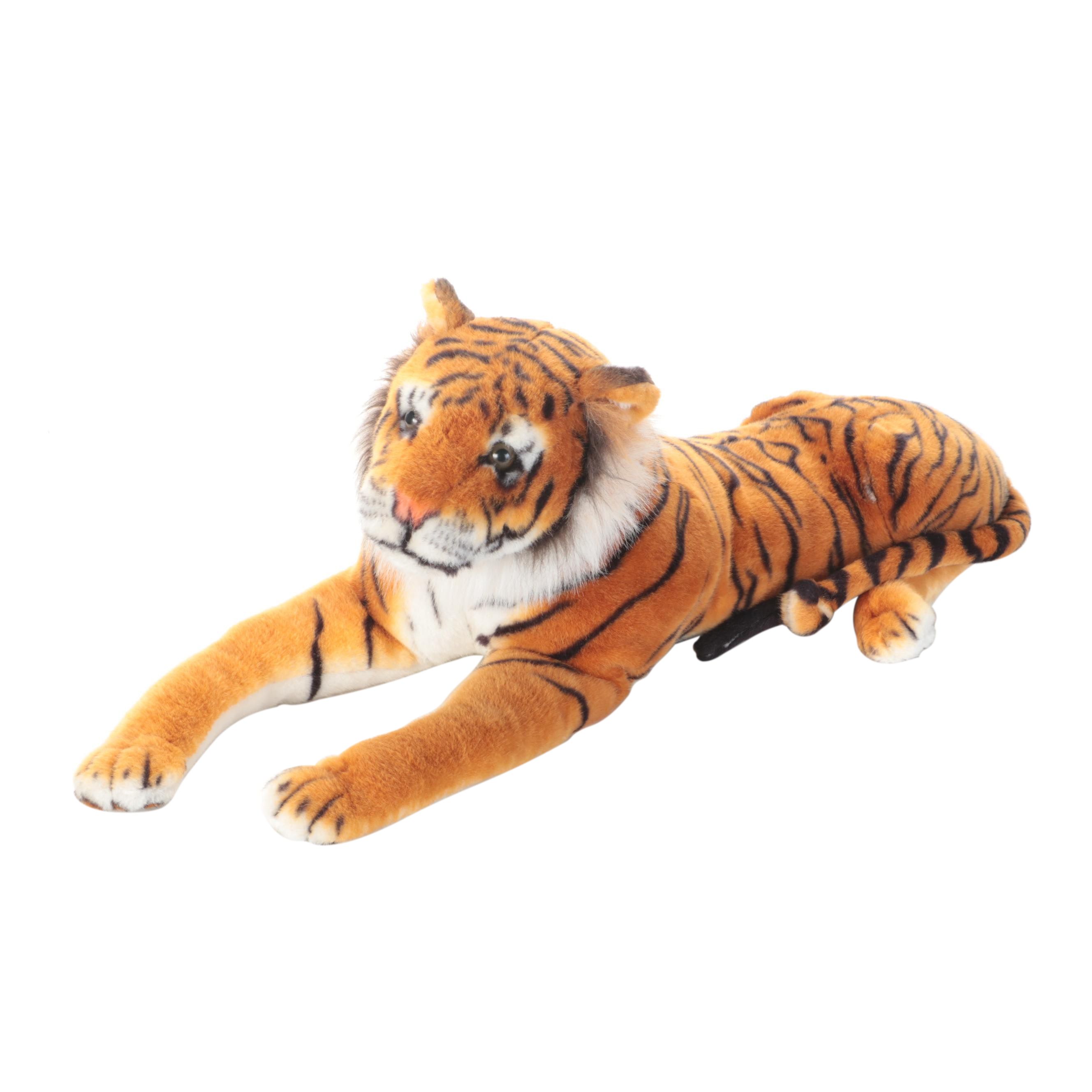 Lights, Camera, Action Reclining Tiger Stuffed Animal