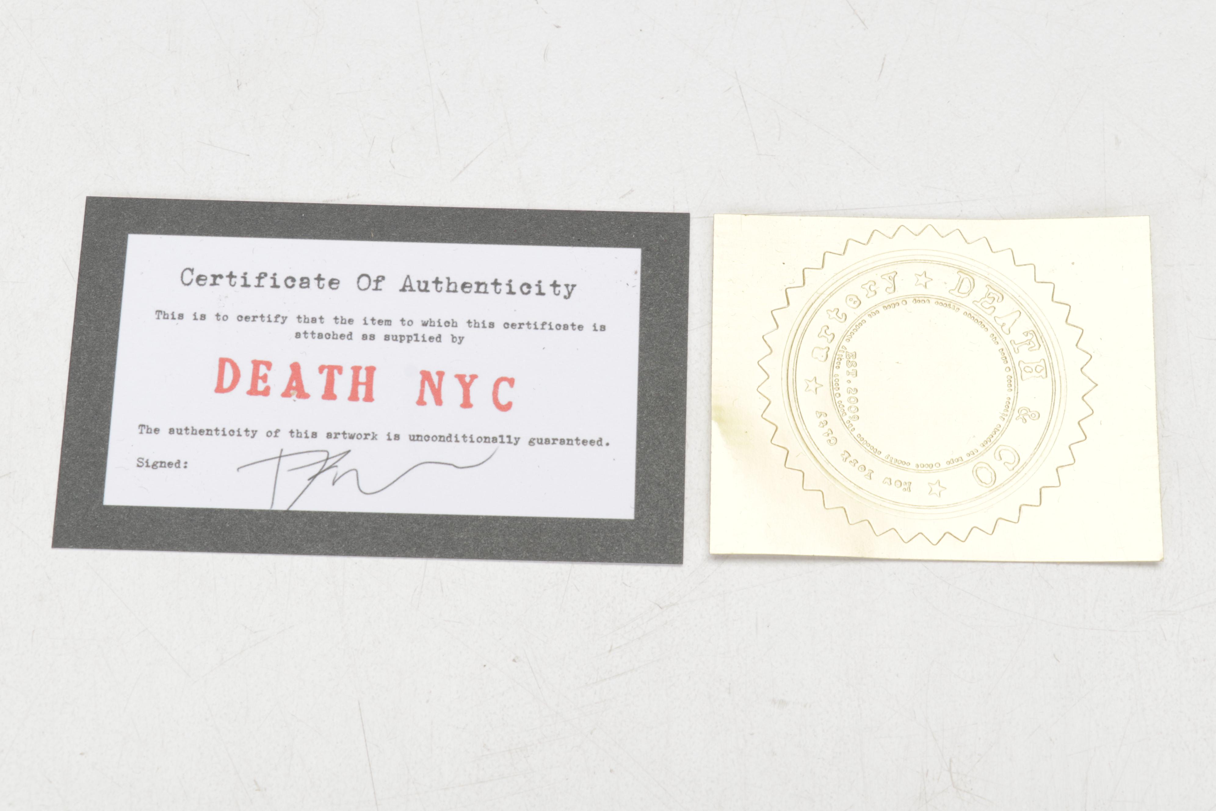 Death NYC Pop Art Graphic Print Featuring Audrey Hepburn, 2022