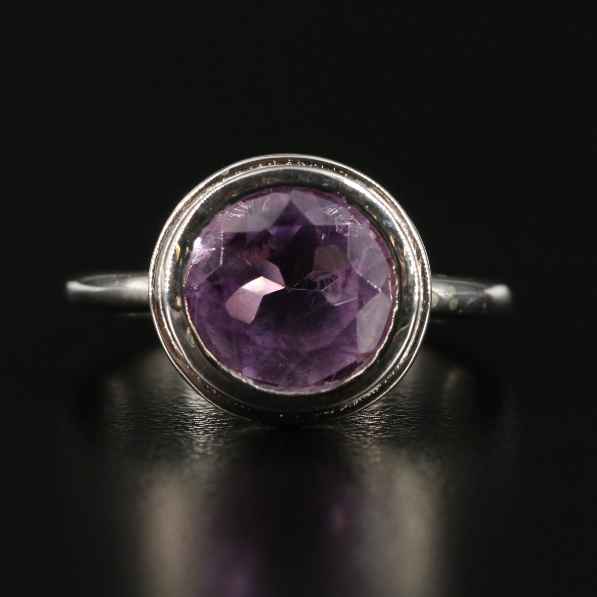 Sterling Amethyst Ring
