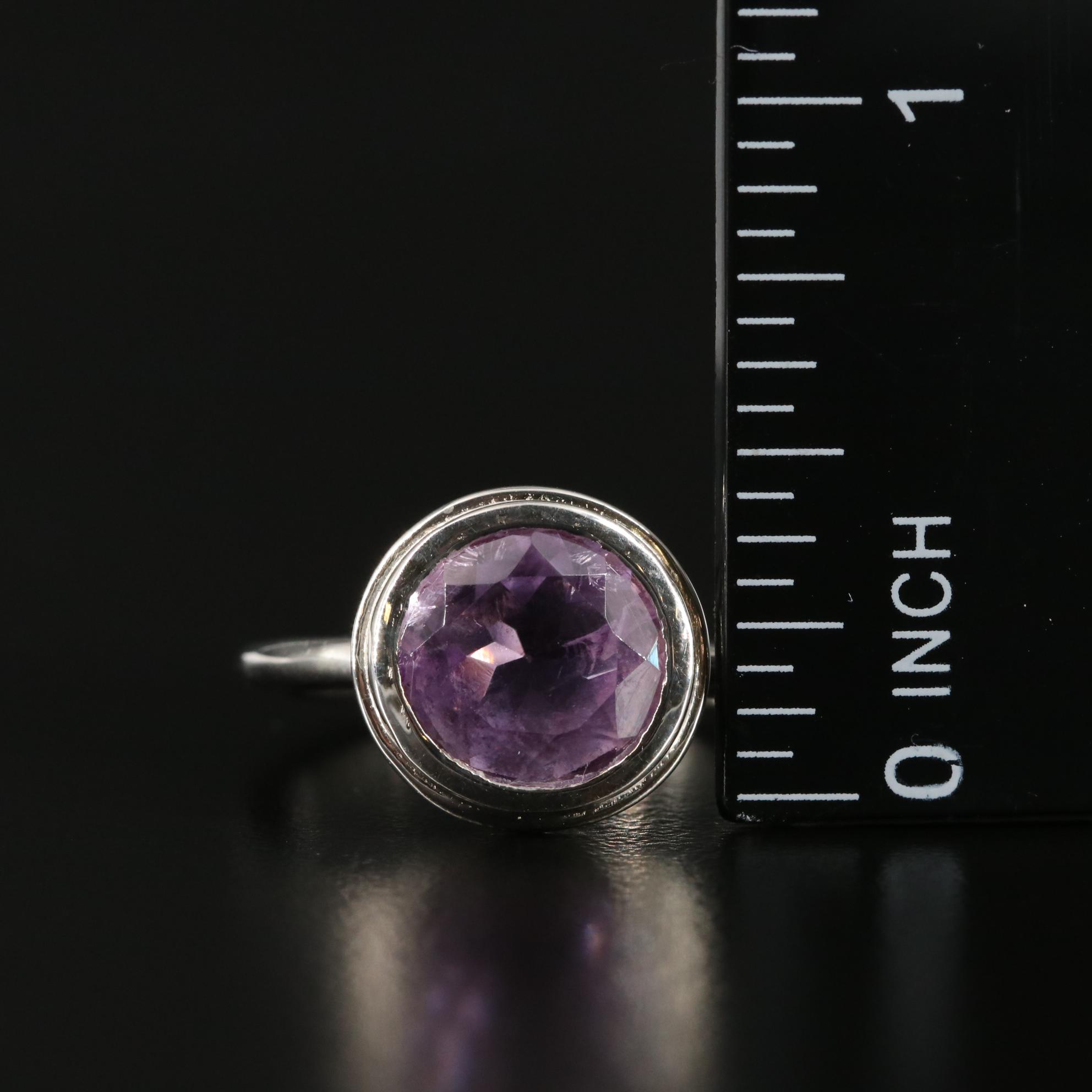 Sterling Amethyst Ring
