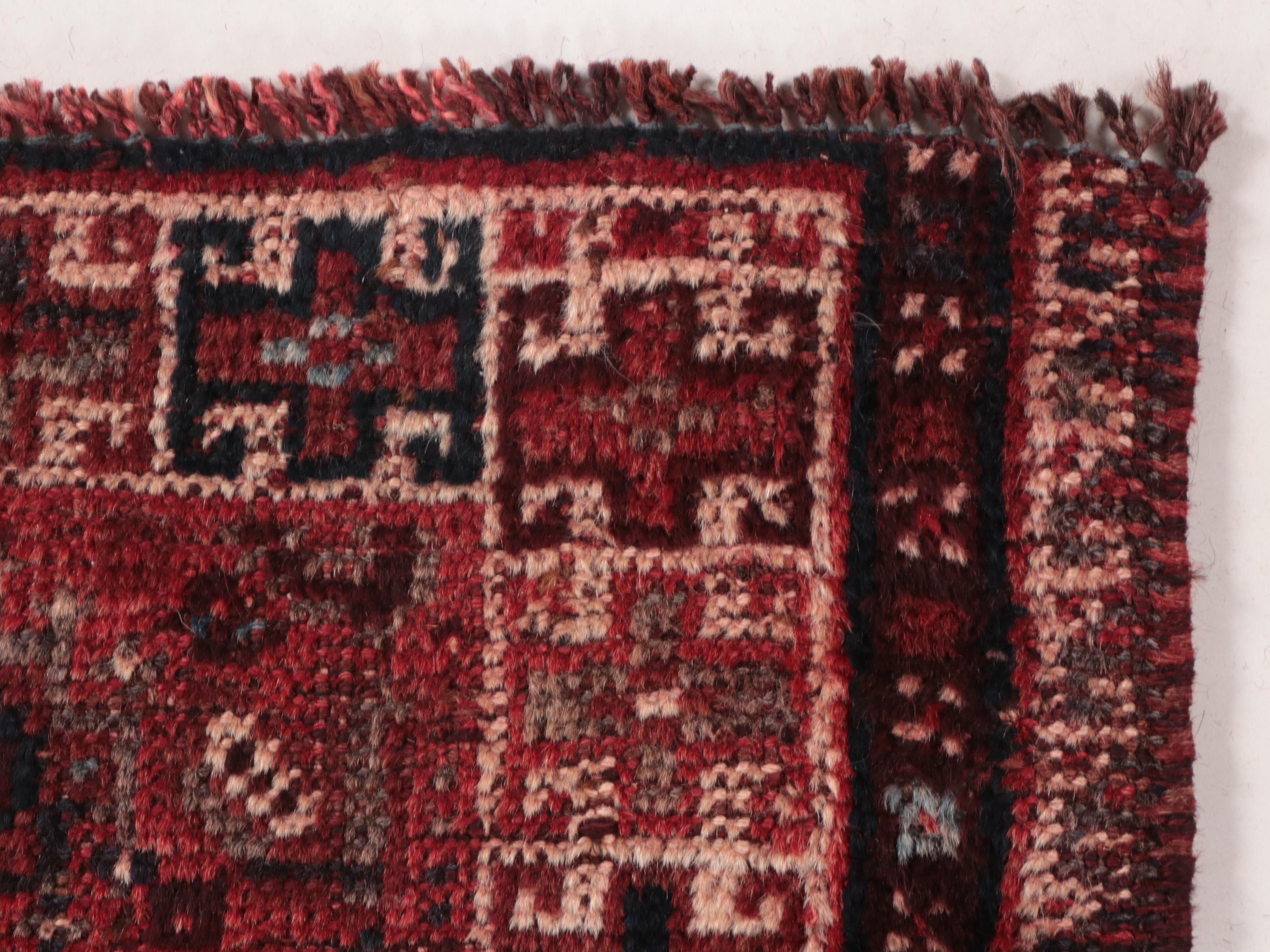 3'11 x 4'11 Hand-Knotted Persian Abadeh Area Rug