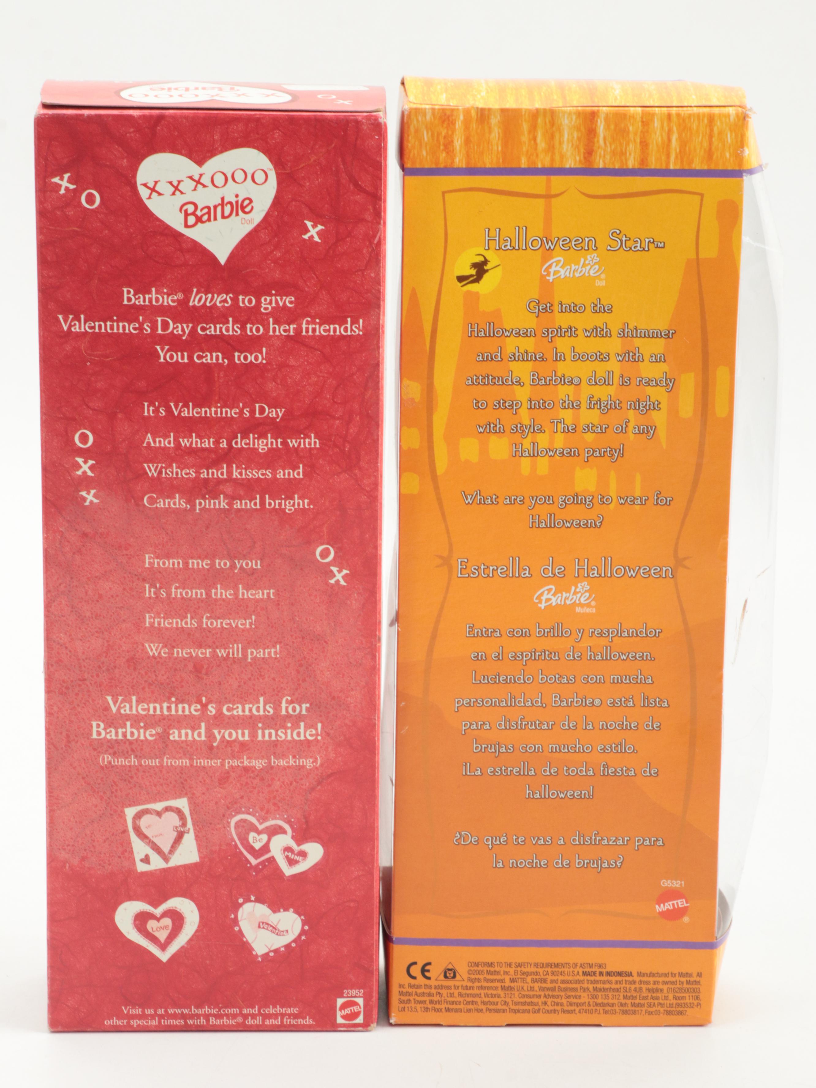 Mattel " Barbie as Supergirl" with Halloween Star" and Other Dolls