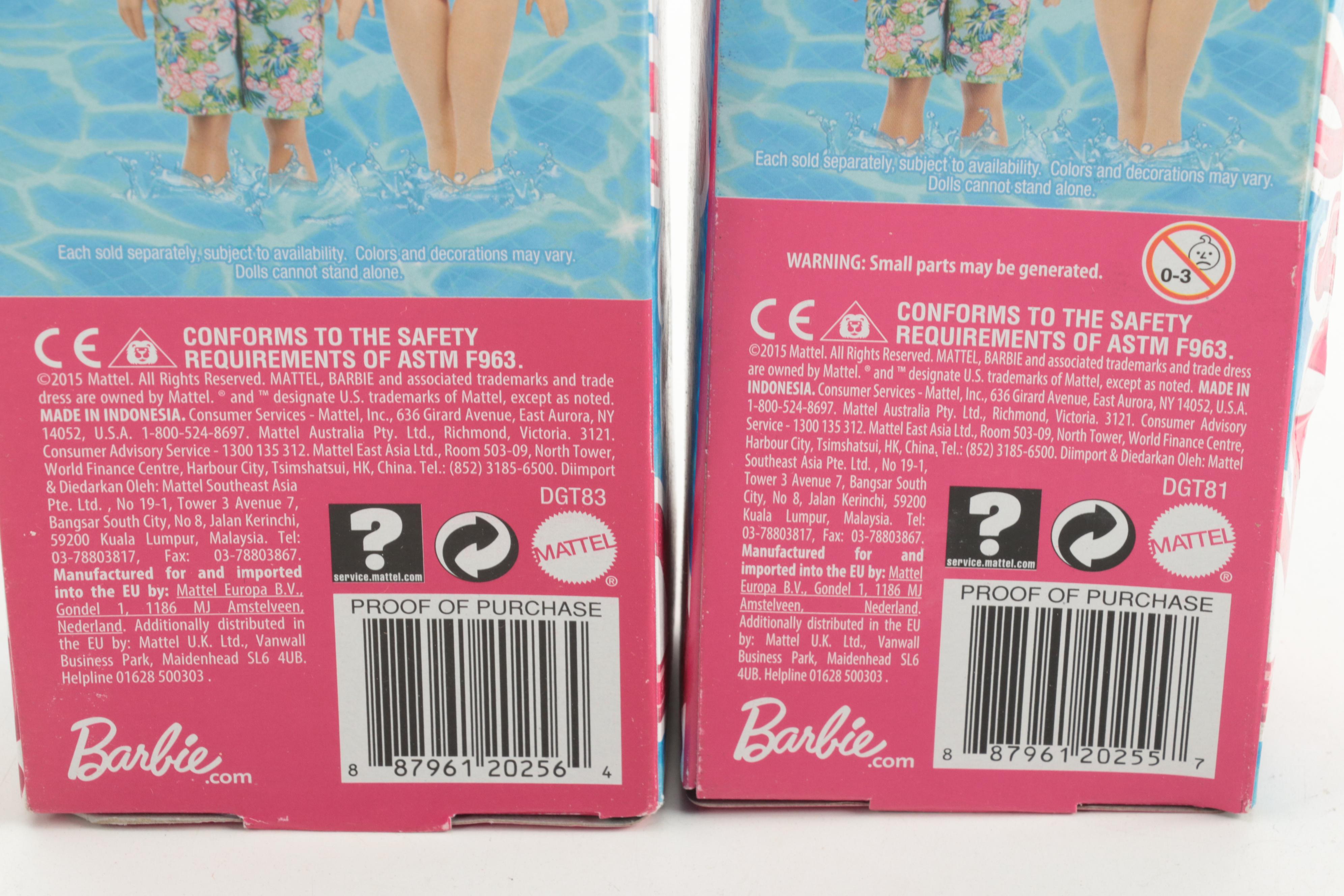 Mattel " Barbie as Supergirl" with Halloween Star" and Other Dolls