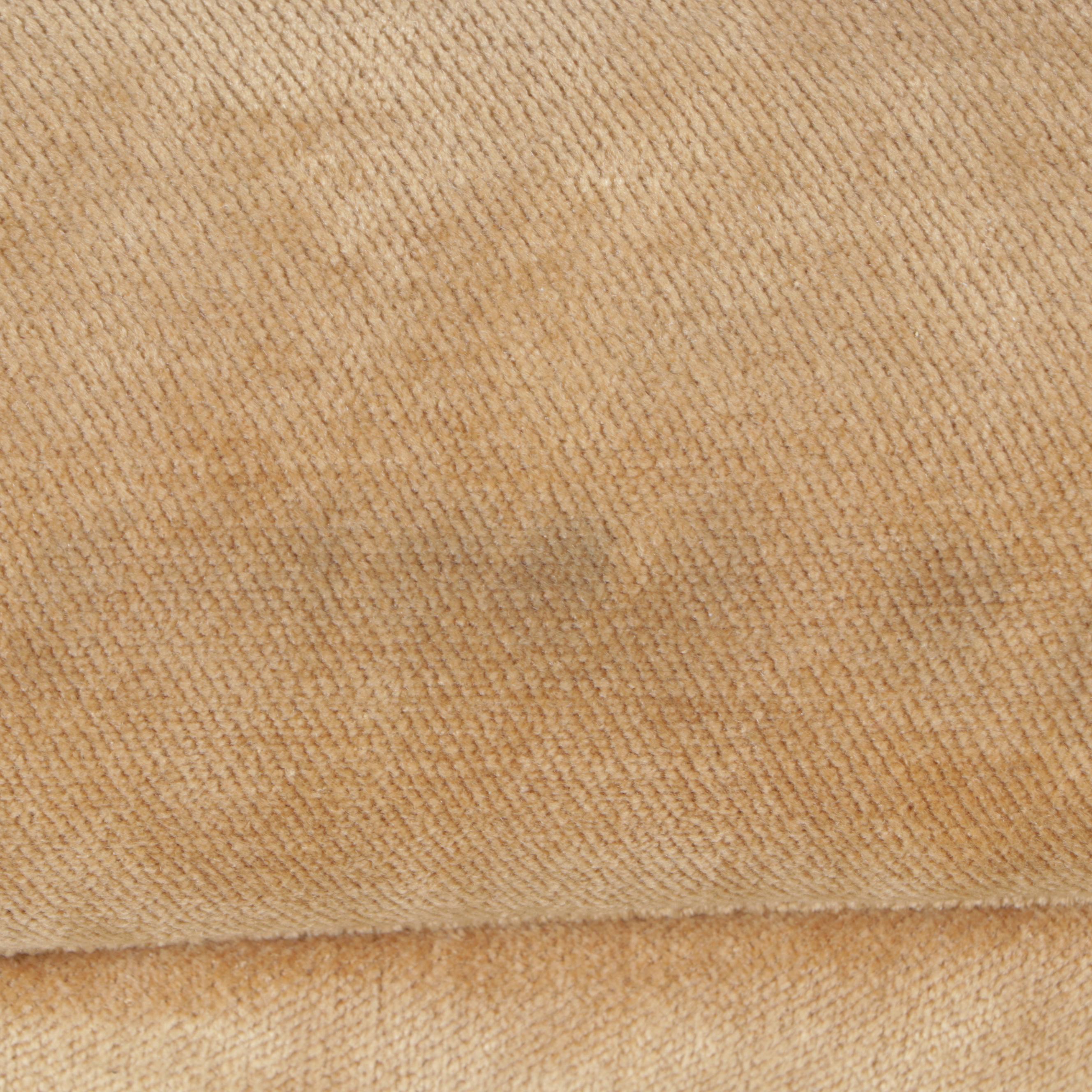 Custom-Upholstered Channel-Back Sofa with Button-Tufted Skirt