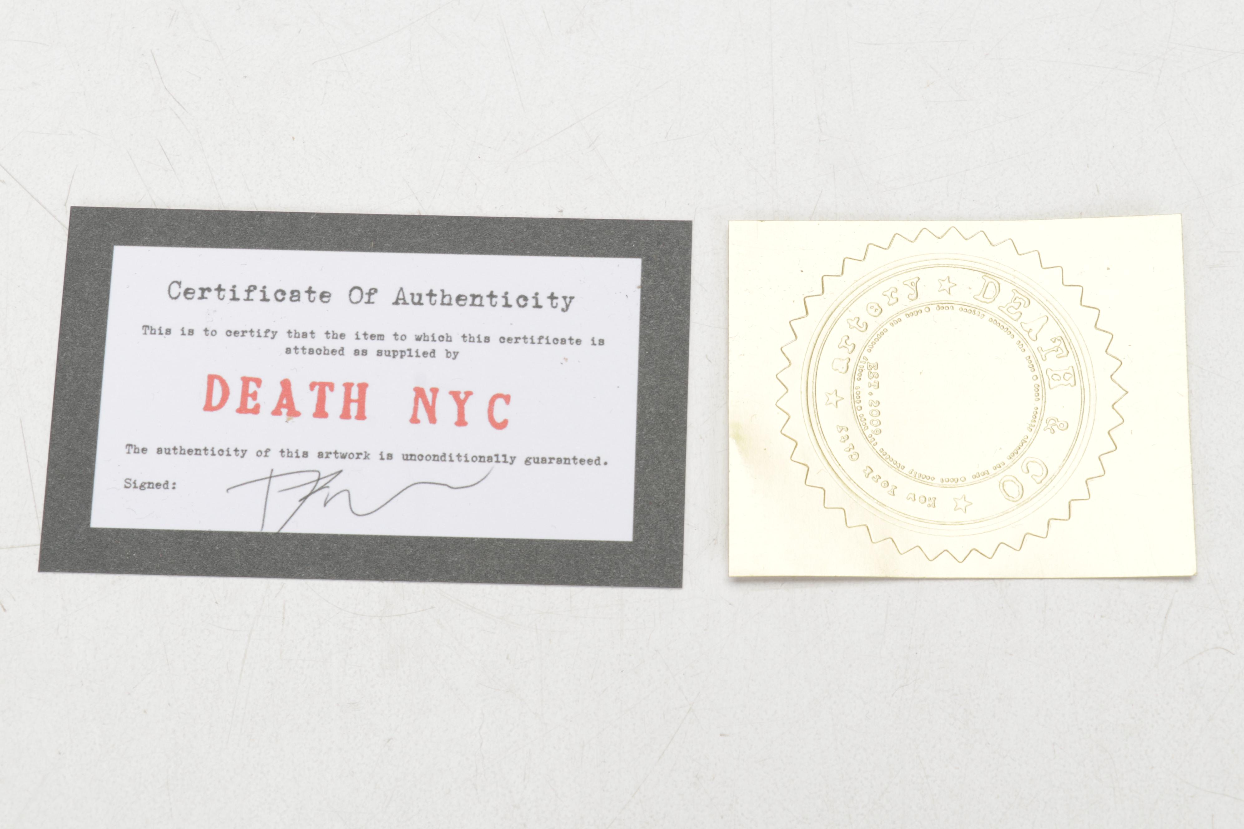 Death NYC Pop Art Graphic Print Homage to Gucci and The Wizard of Oz, 2022