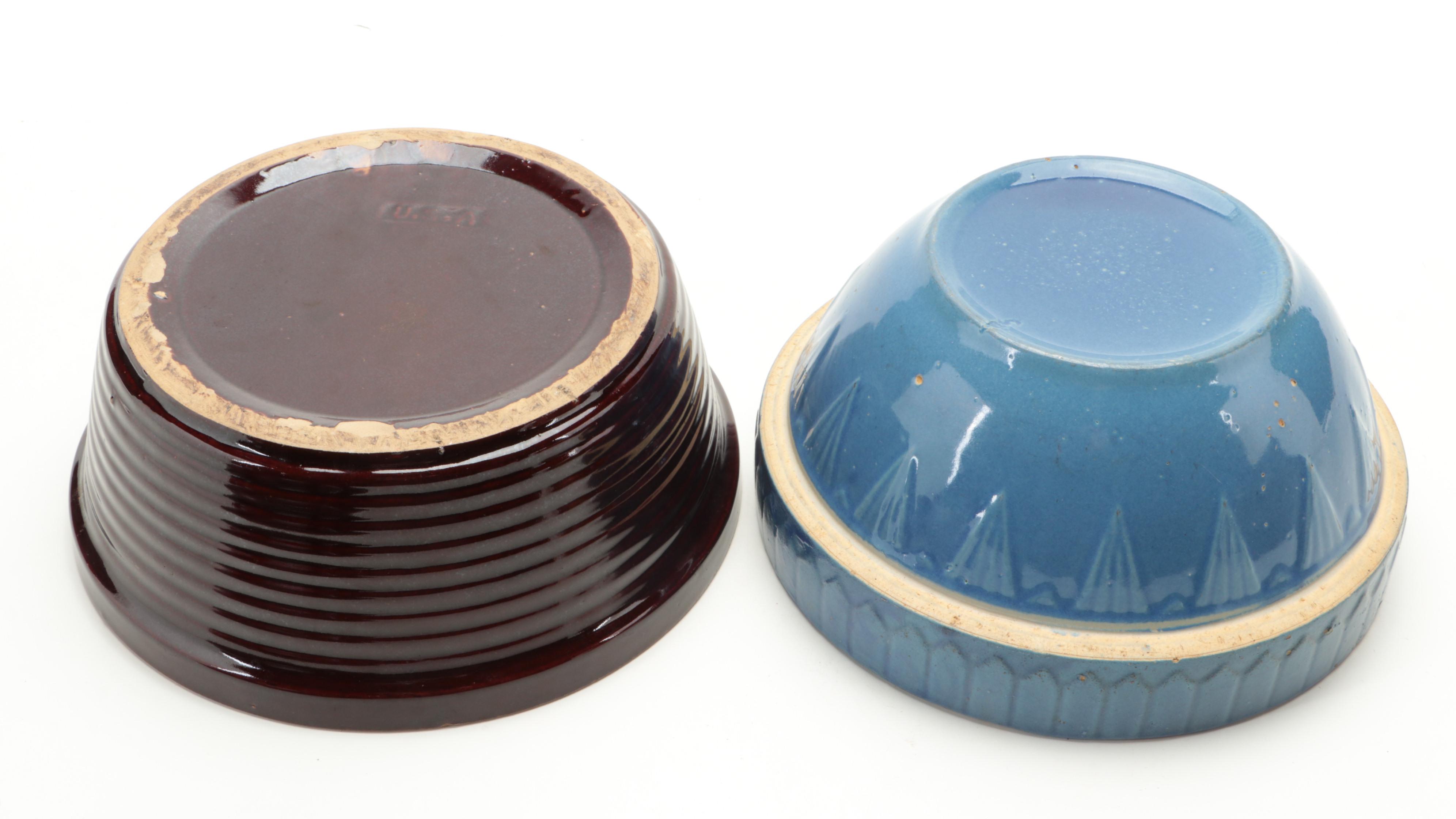 Hull Pottery  with Other Bean Pot, Mixing Bowl and Kitchenware