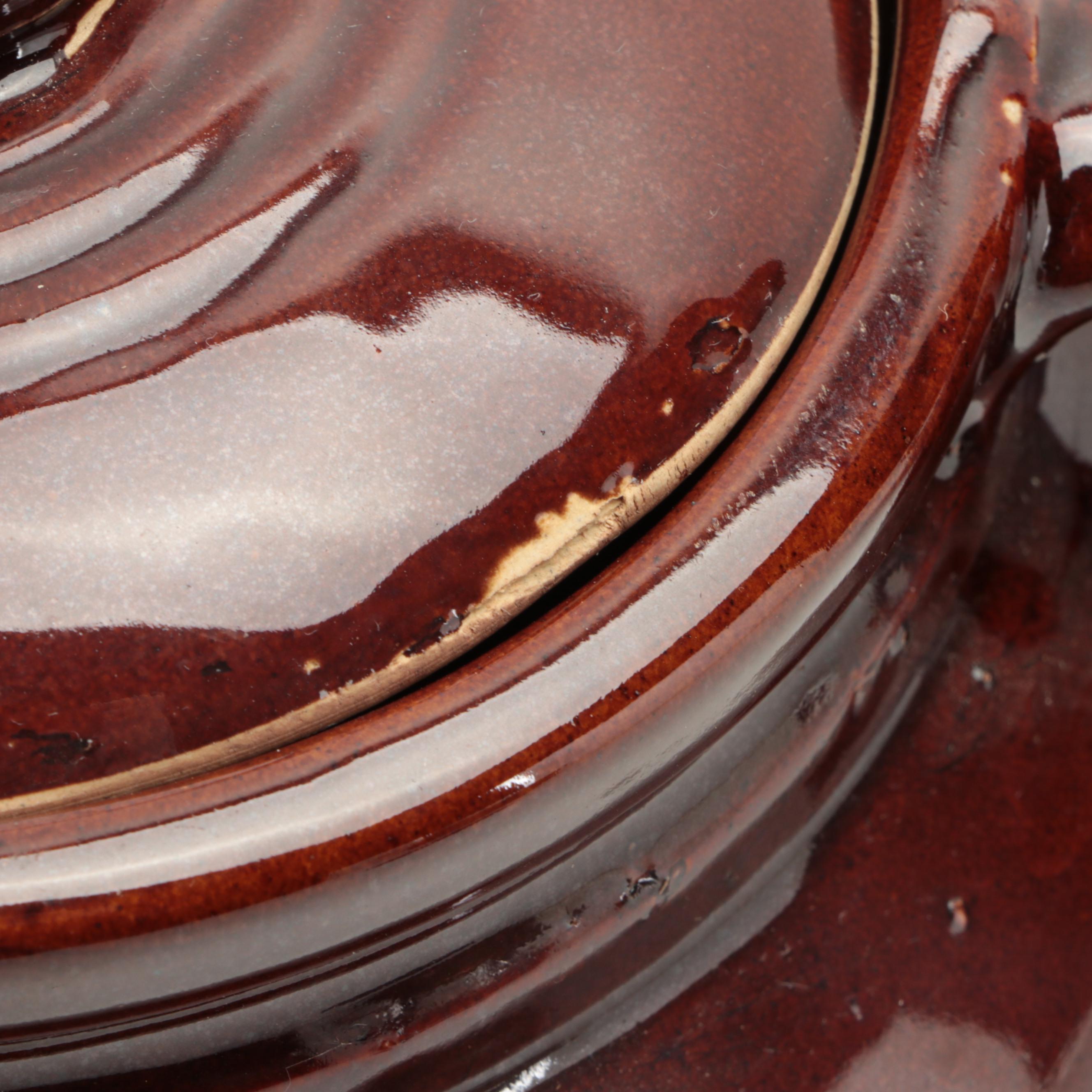Hull Pottery  with Other Bean Pot, Mixing Bowl and Kitchenware