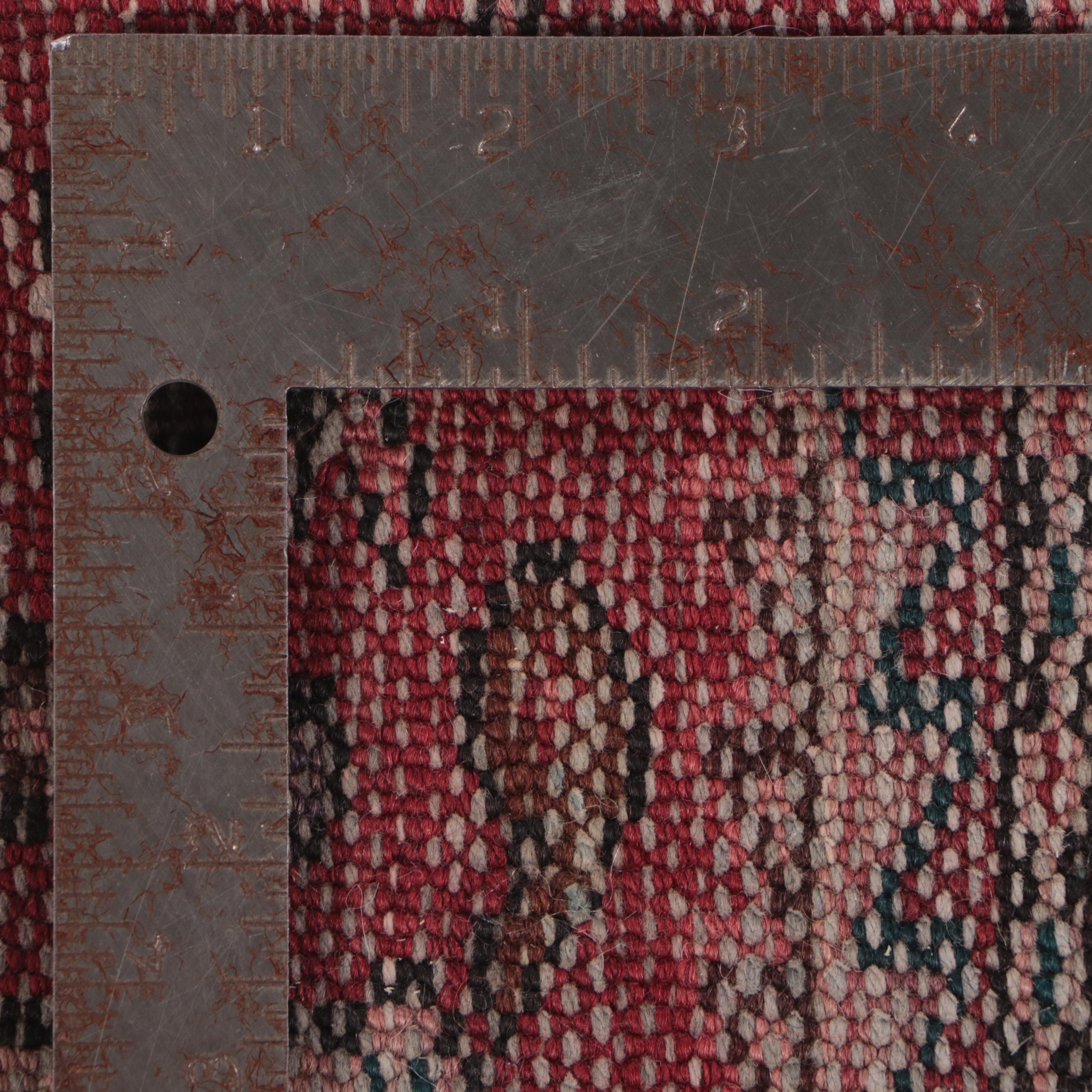 1'9 x 9'8 Hand-Knotted Persian Karaja Carpet Runner