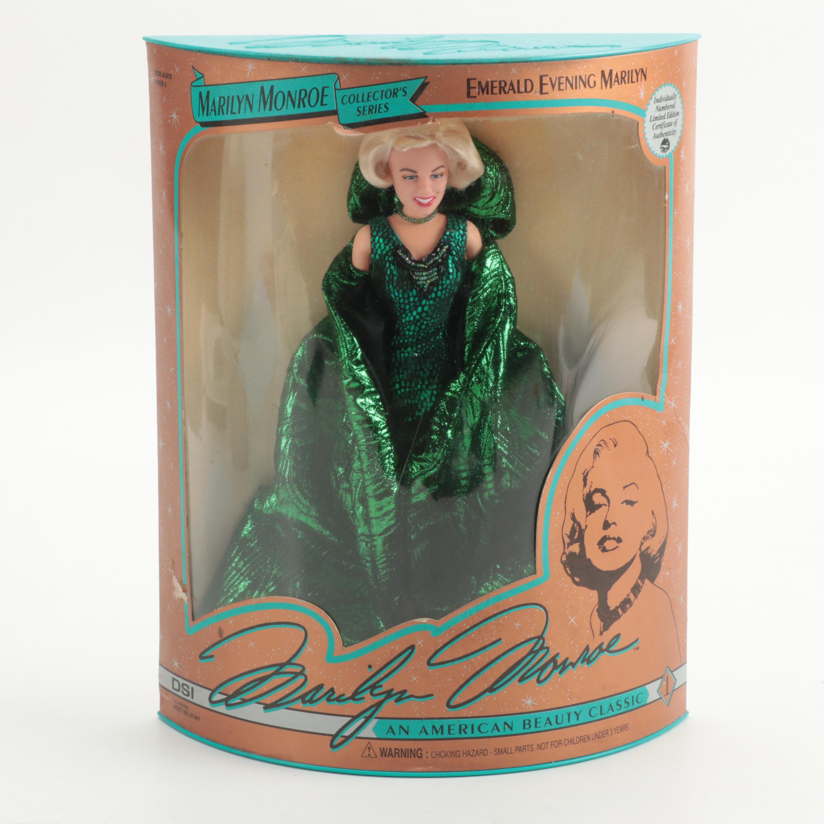 DSI "Sparking Superstar Marilyn" and "Emerald Evening Marilyn" Dolls, 1993