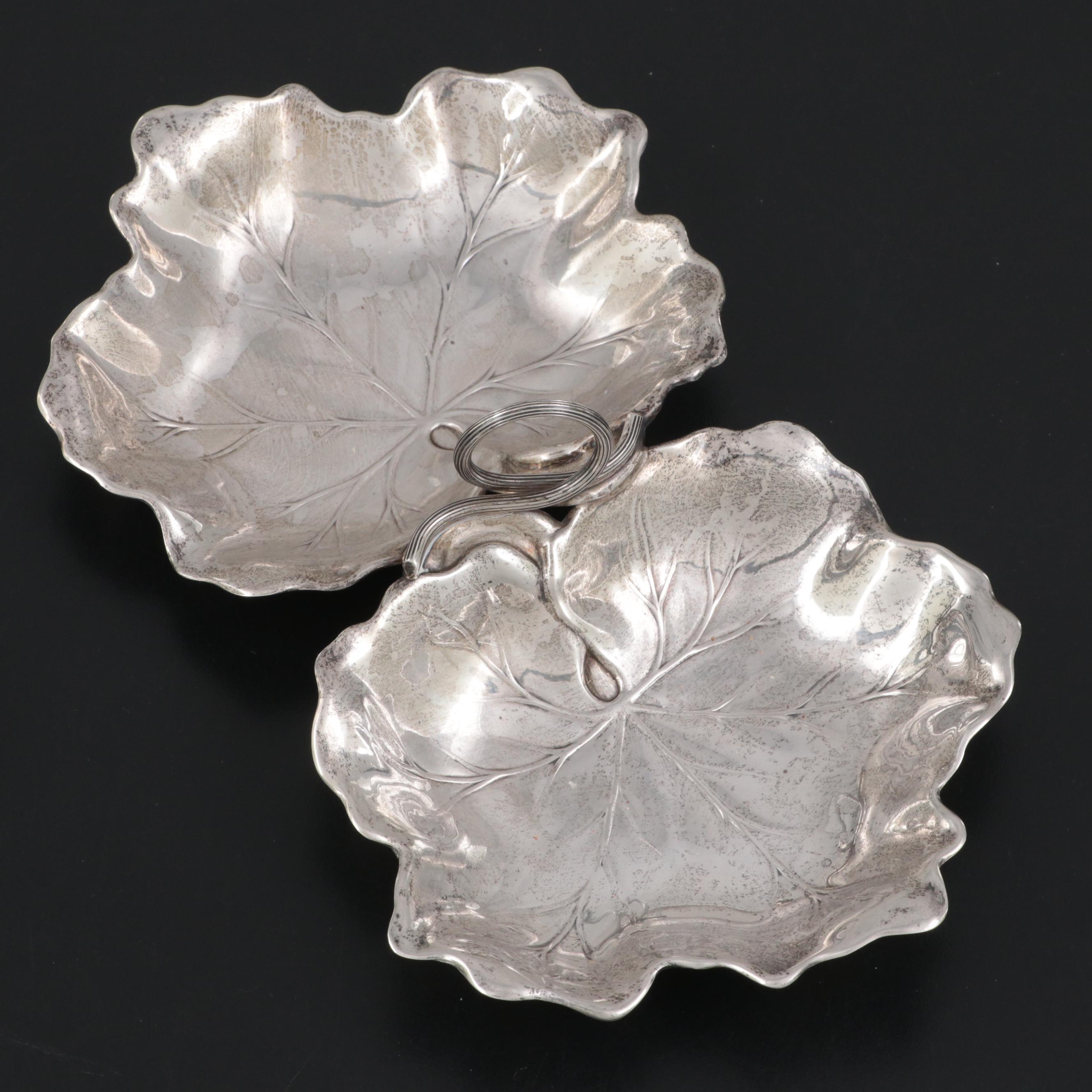 Reed and Barton Sterling Silver Handled Bon Bon Dish, 1941