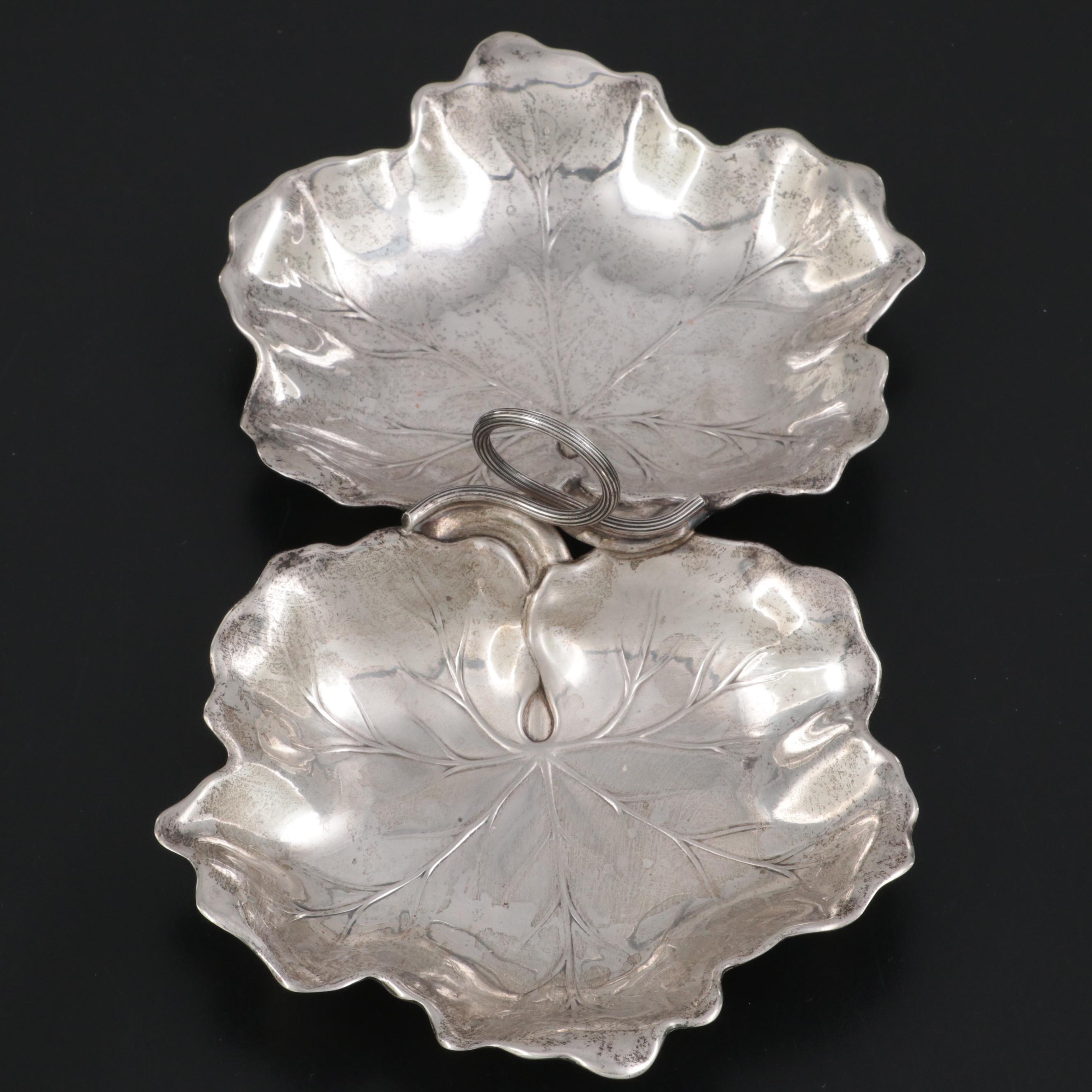 Reed and Barton Sterling Silver Handled Bon Bon Dish, 1941