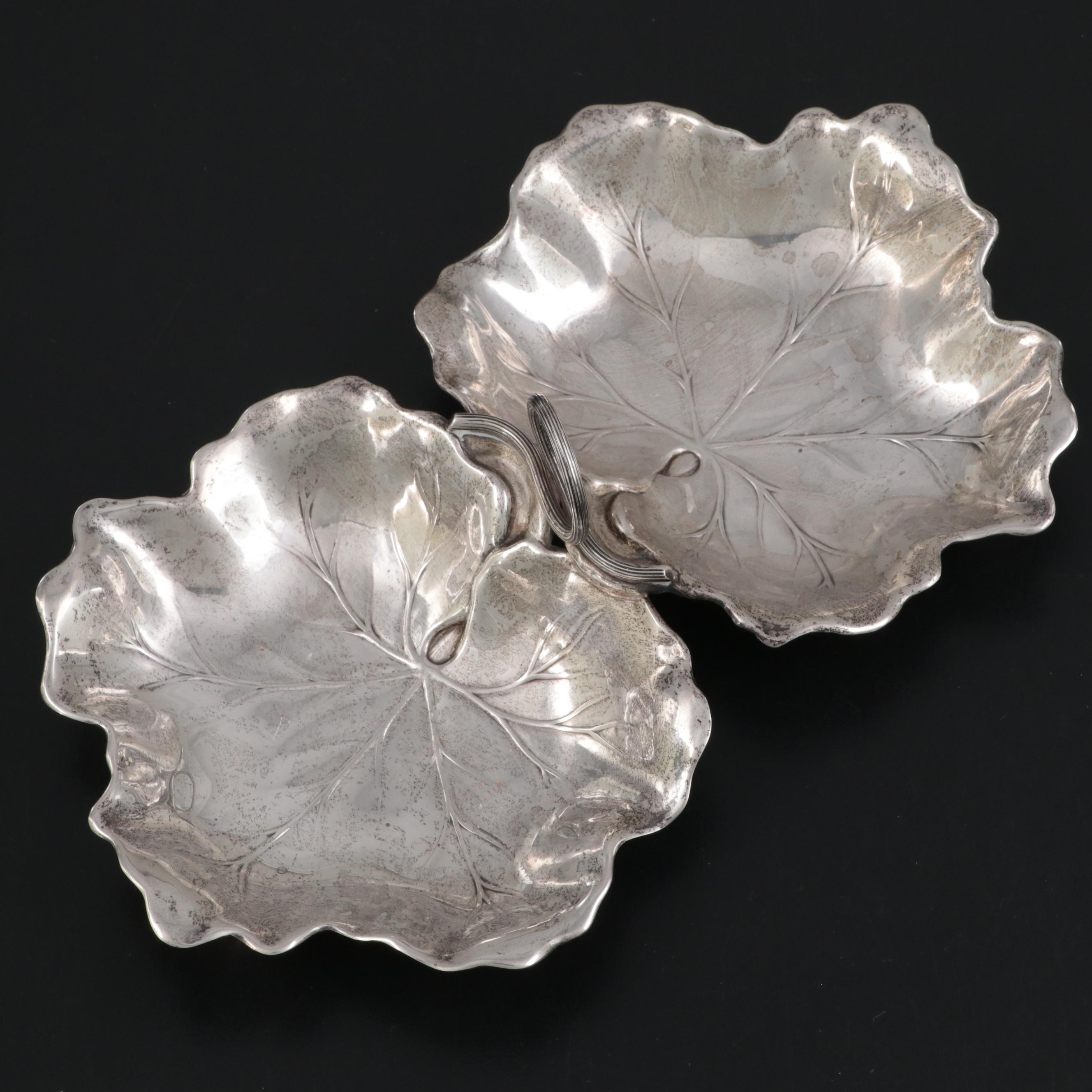 Reed and Barton Sterling Silver Handled Bon Bon Dish, 1941