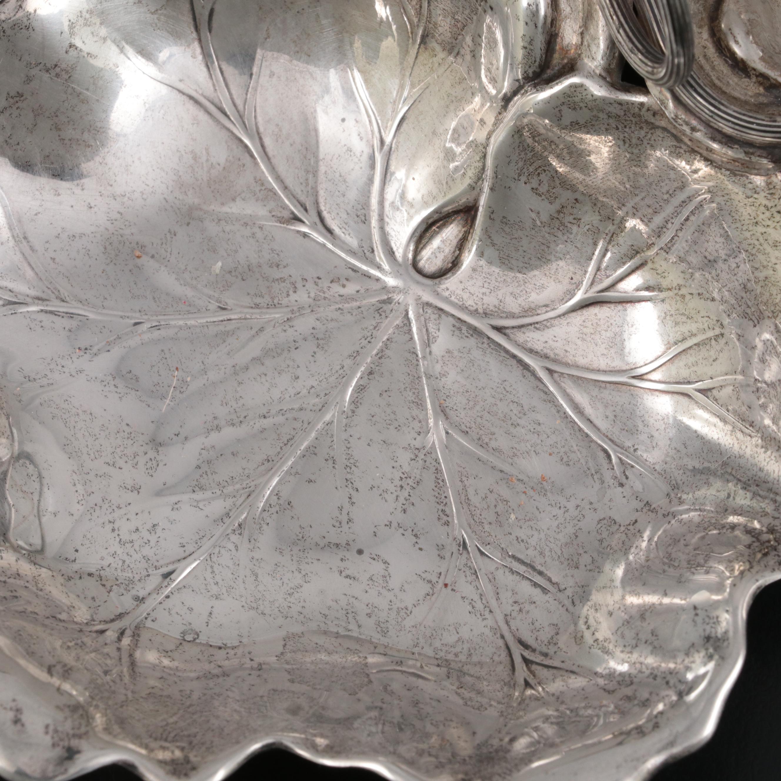 Reed and Barton Sterling Silver Handled Bon Bon Dish, 1941