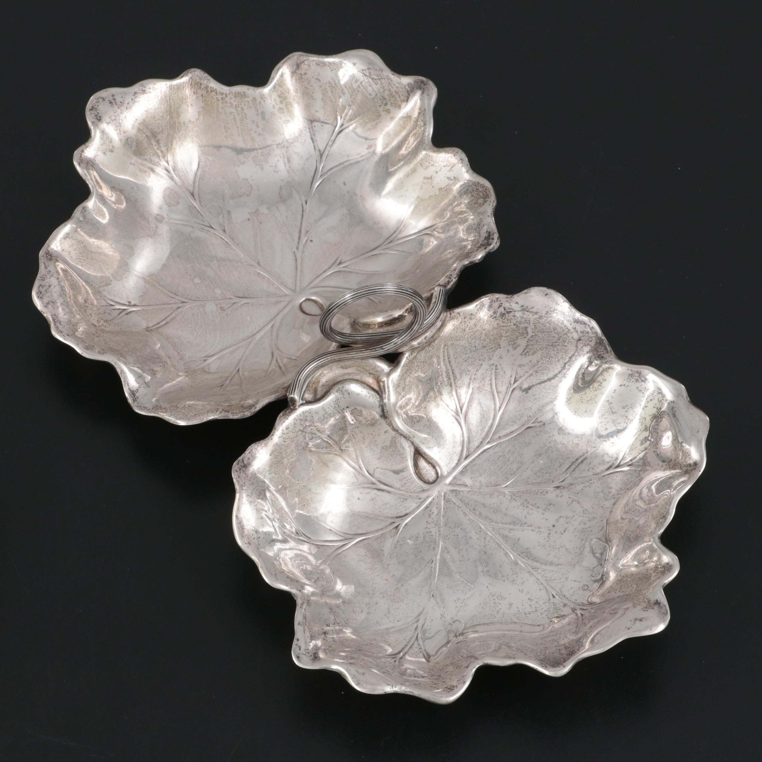Reed and Barton Sterling Silver Handled Bon Bon Dish, 1941