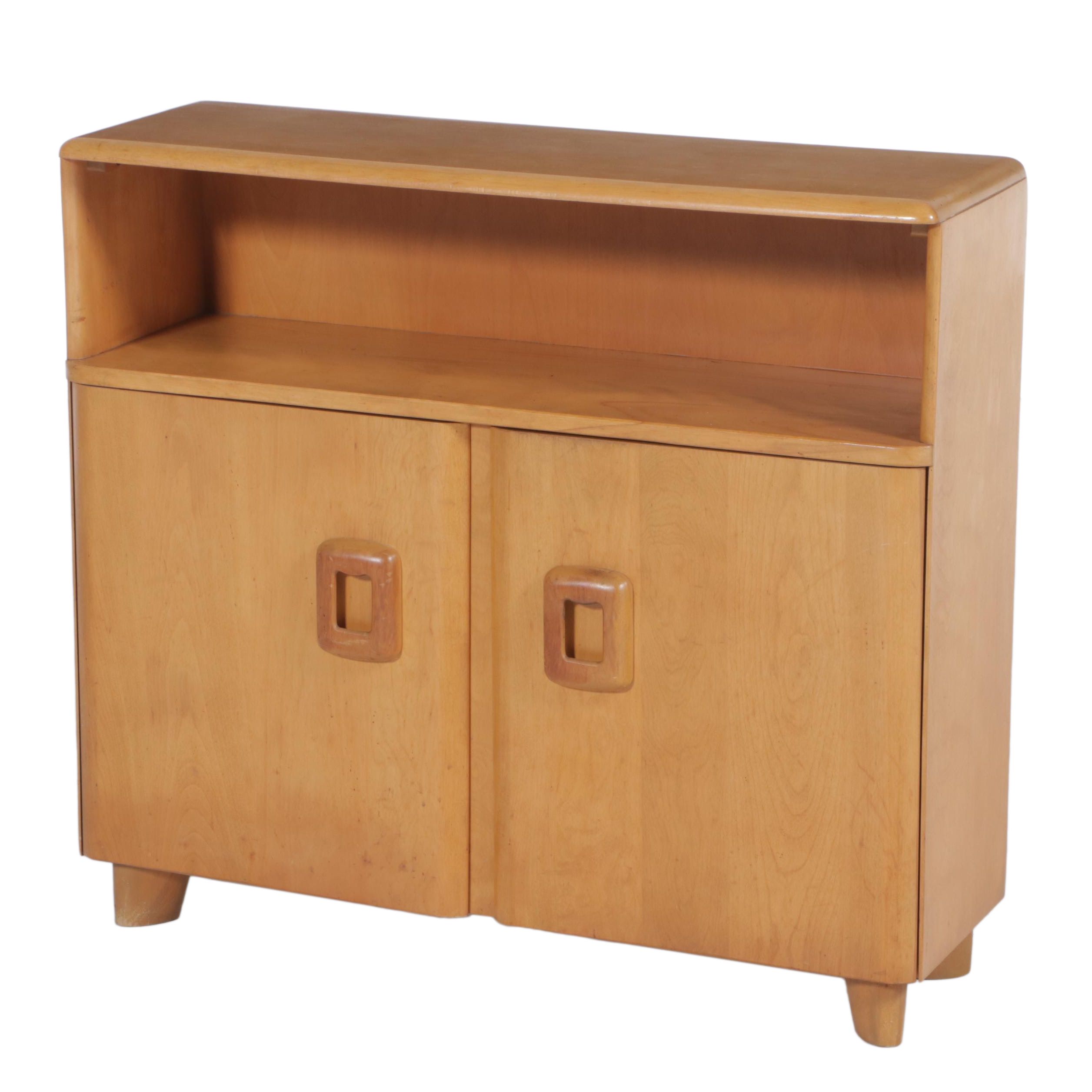 Heywood-Wakefield Mid Century Modern Bookcase in Wheat Finish