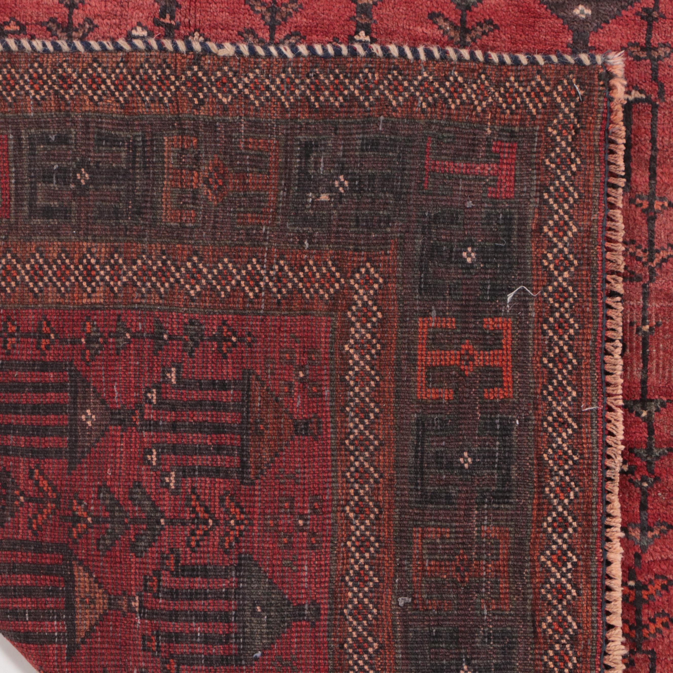 3'7 x 7'7 Hand-Knotted Persian Northwest Village Wide Carpet Runner