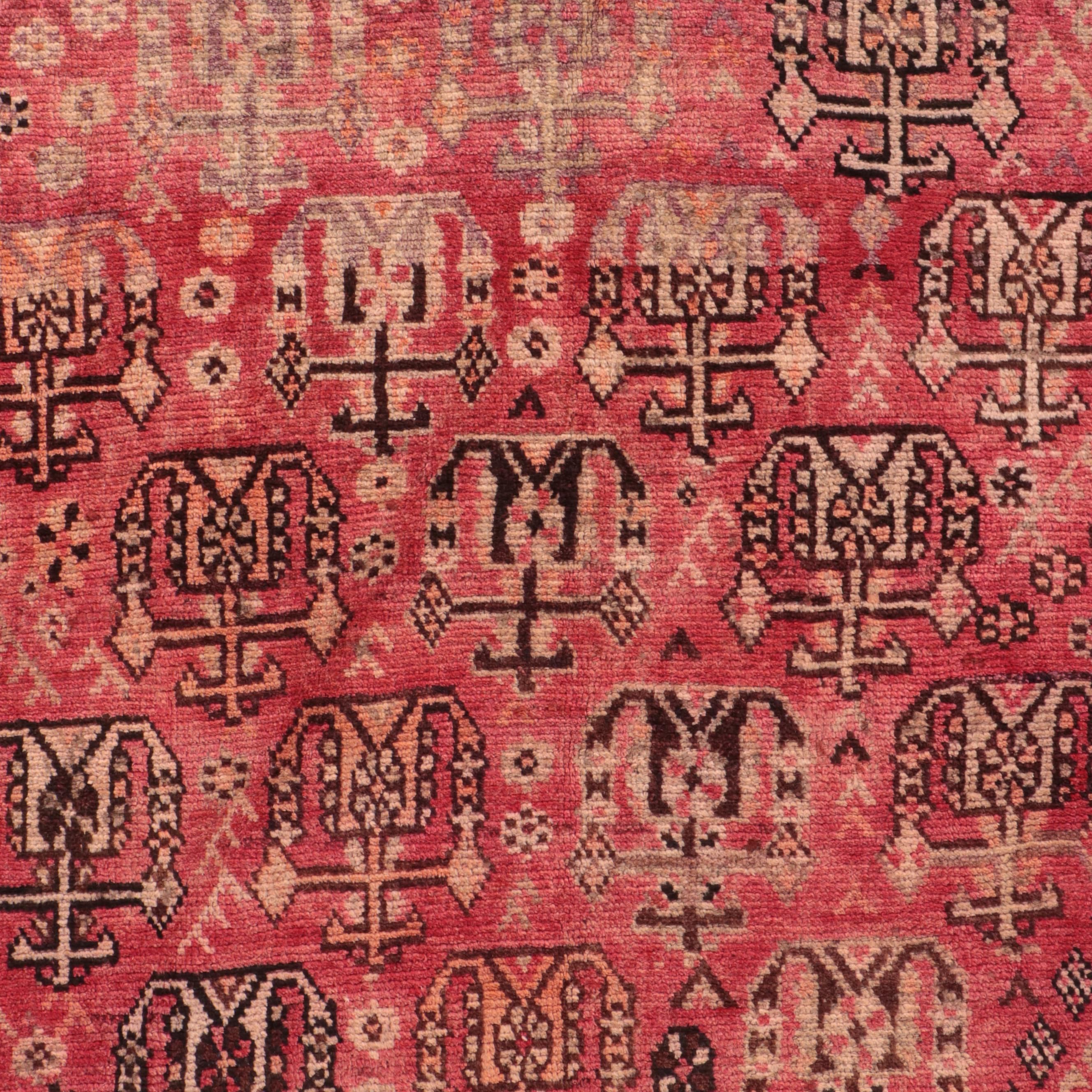 5'6 x 7'8 Hand-Knotted Persian Bijar Area Rug