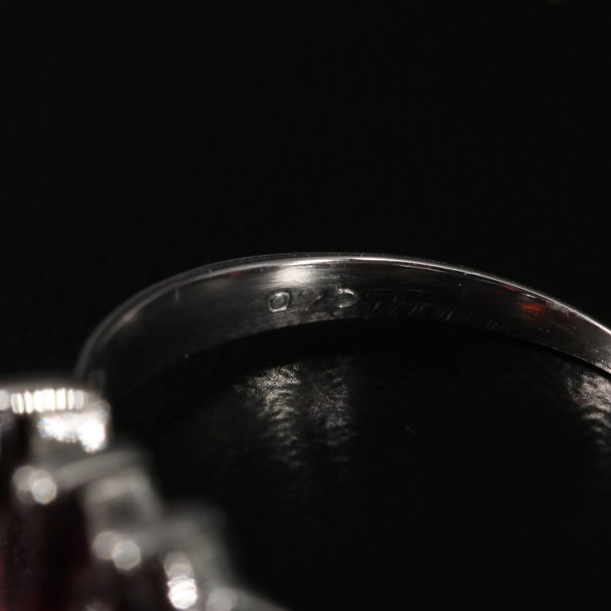 Sterling Rhodolite Garnet Ring