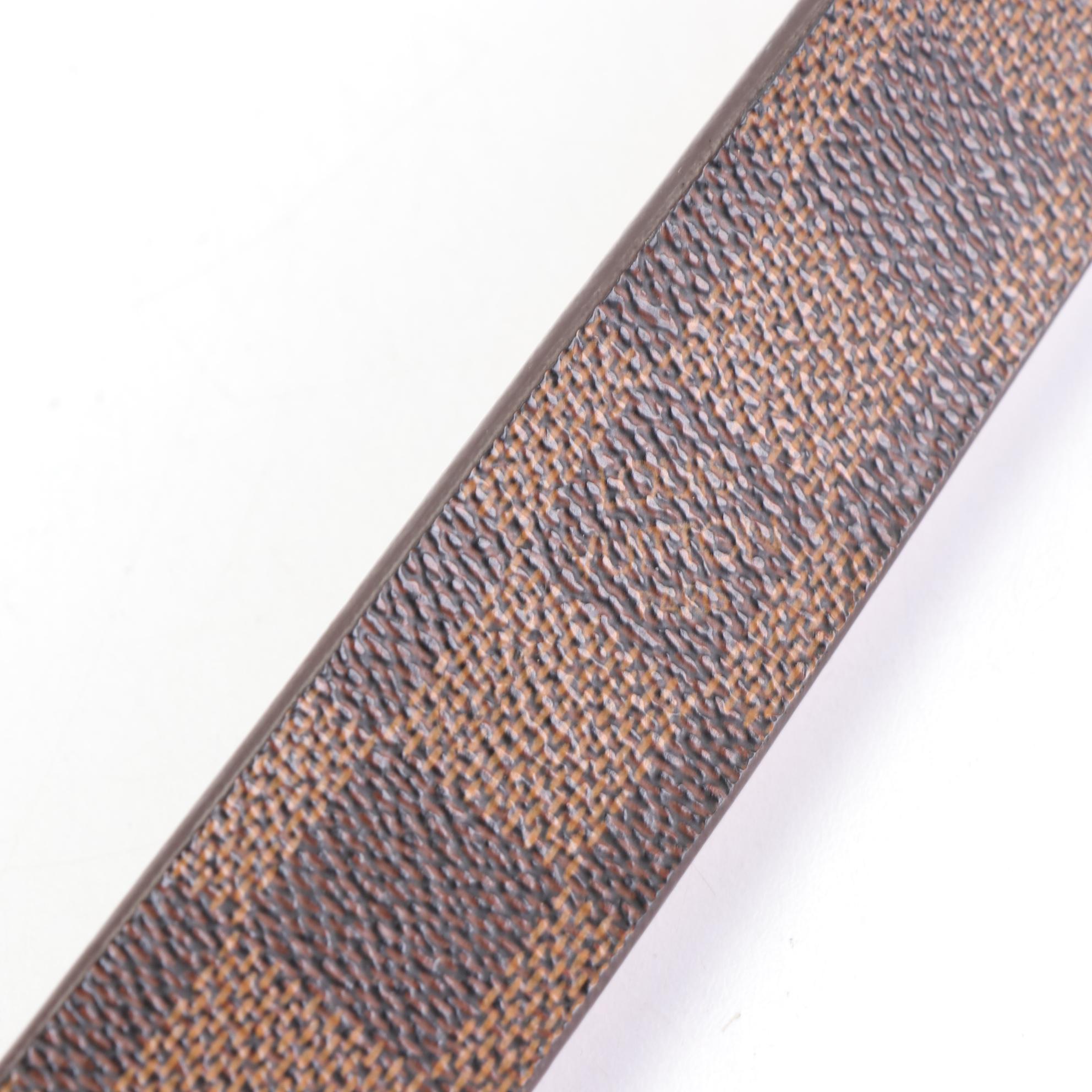 Louis Vuitton Ceinture Carrée Belt in Damier Ebene Canvas