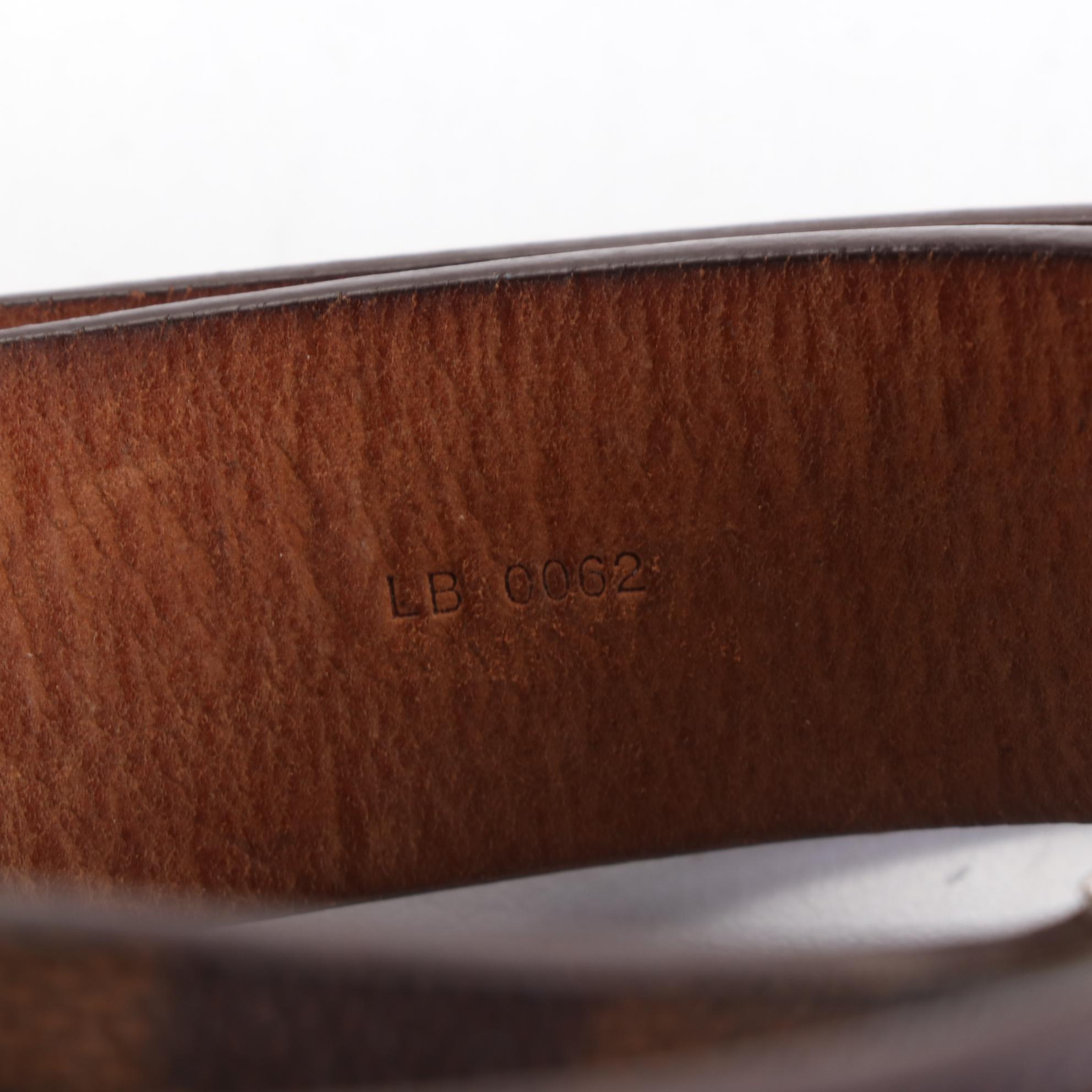 Louis Vuitton Ceinture Carrée Belt in Damier Ebene Canvas