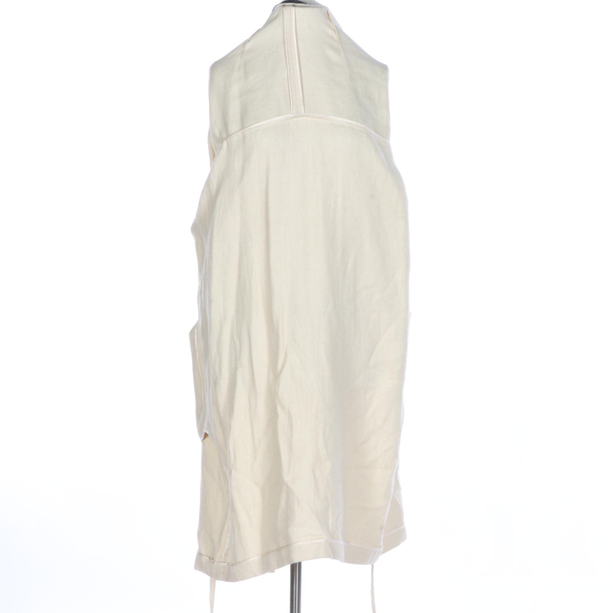 Robe Style Coat with Raglan Sleeves and Waist Tie