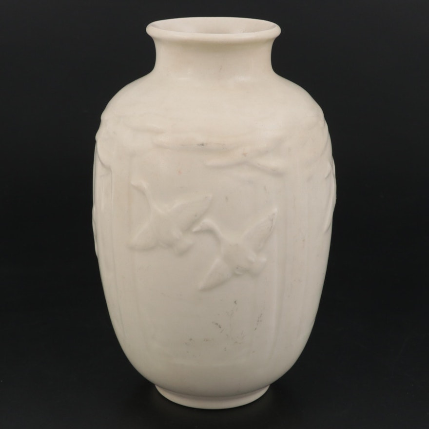 Rookwood Matte White Production Vase, 1936