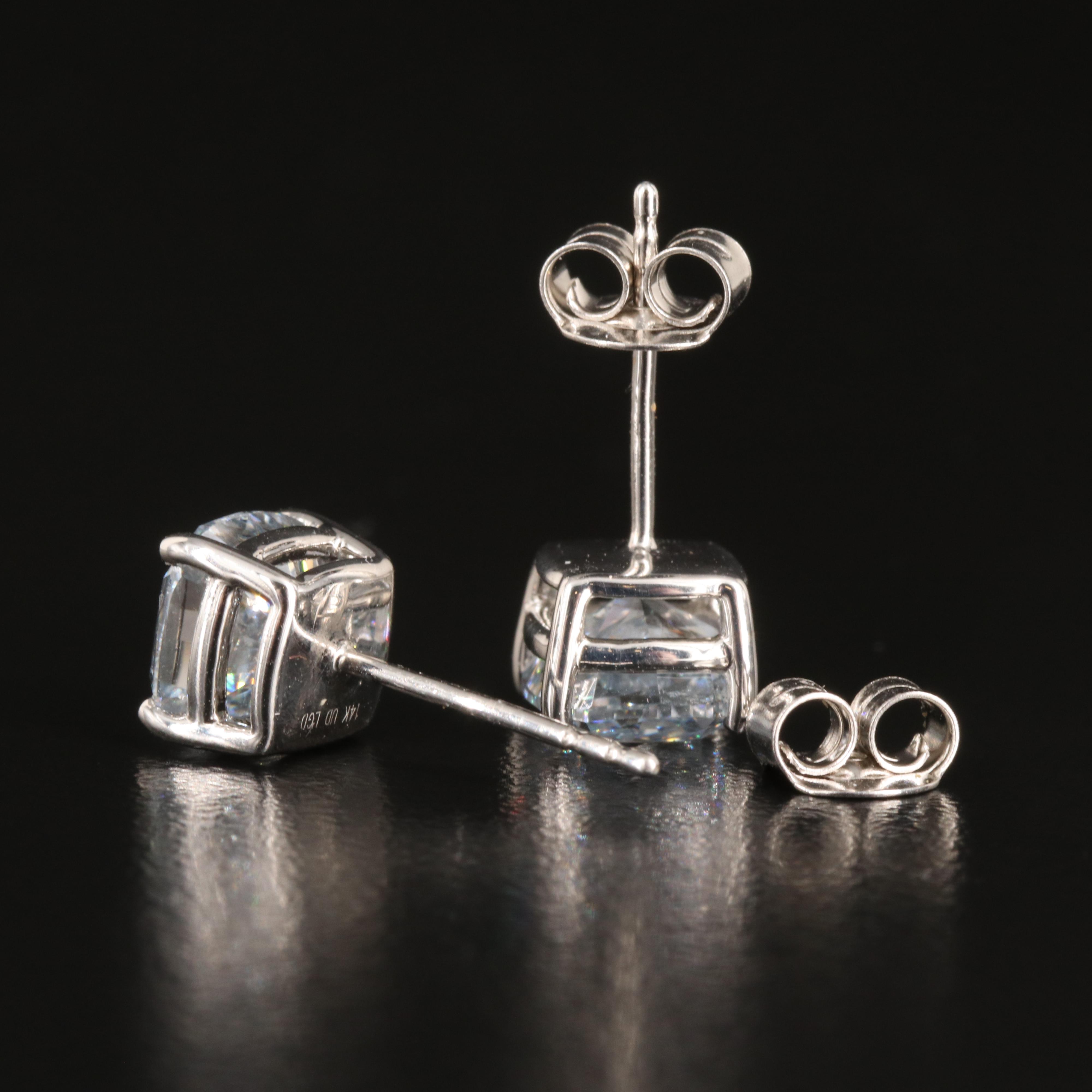 14K 3.00 CTW Lab Grown Diamond Stud Earrings