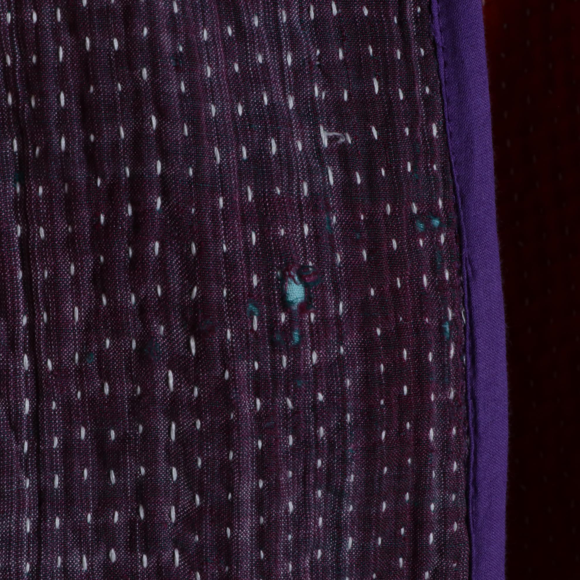 Hand-Pieced and Stitched Patchwork Coat in Cotton