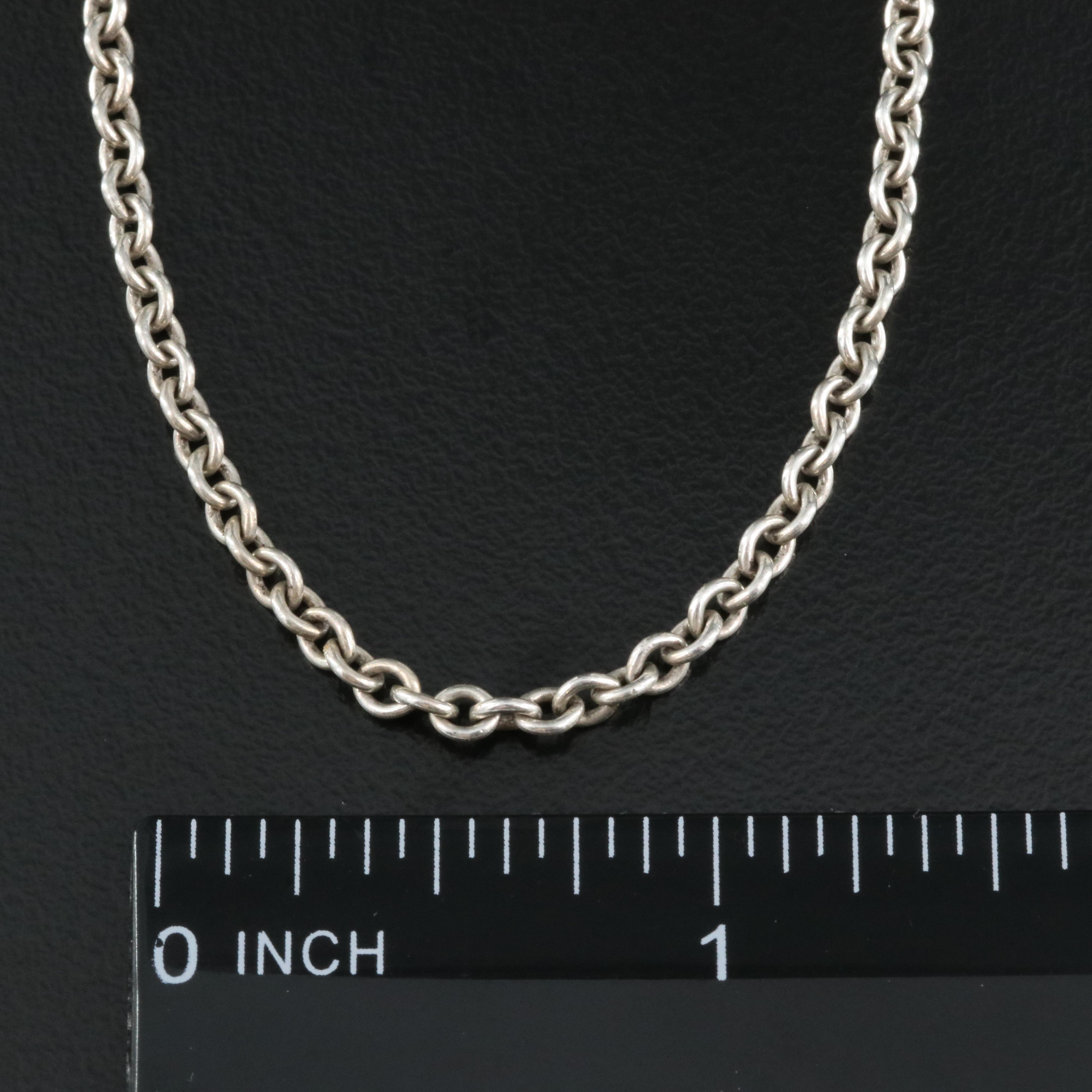 Tiffany & Co. Sterling Silver Cable Chain Necklace
