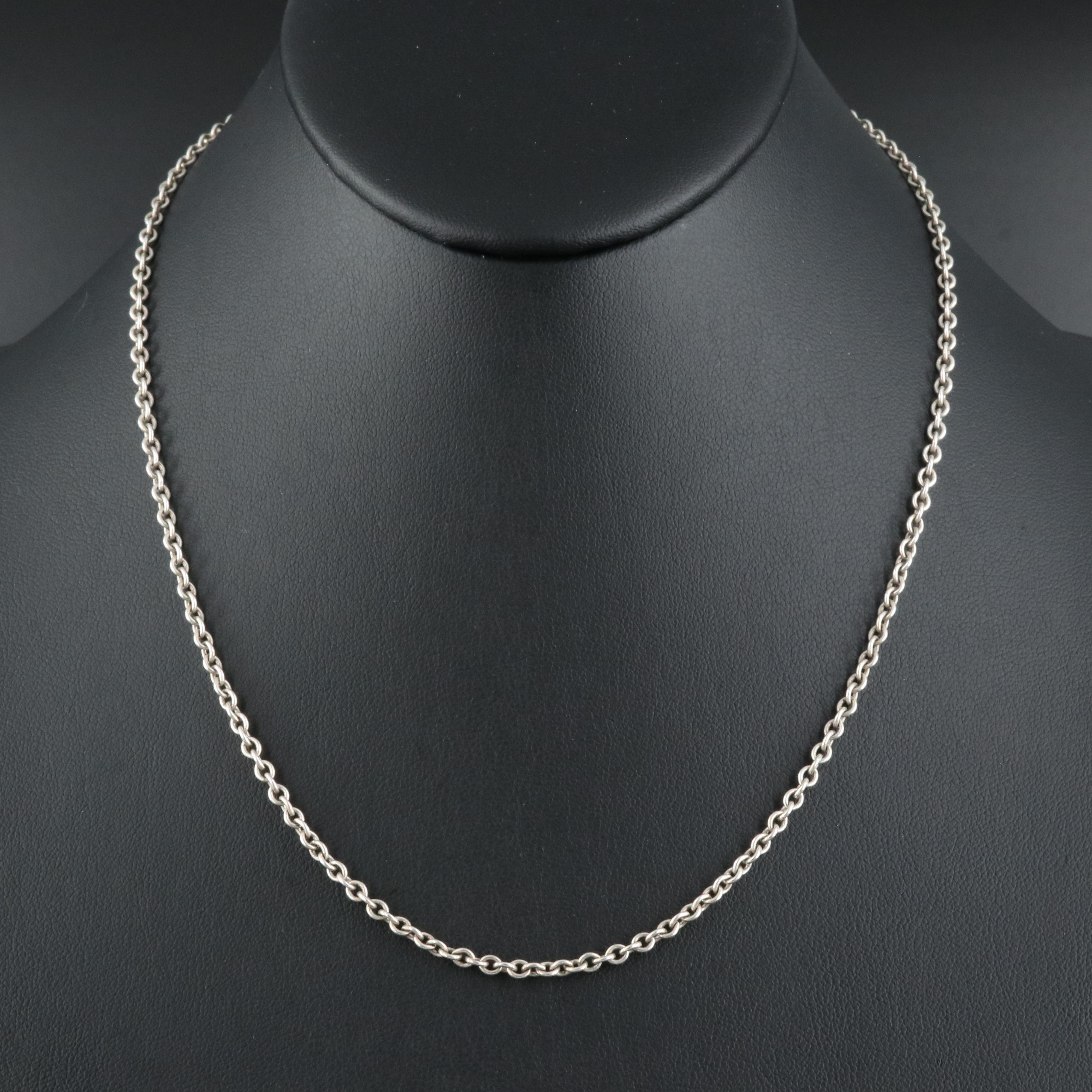 Tiffany & Co. Sterling Silver Cable Chain Necklace