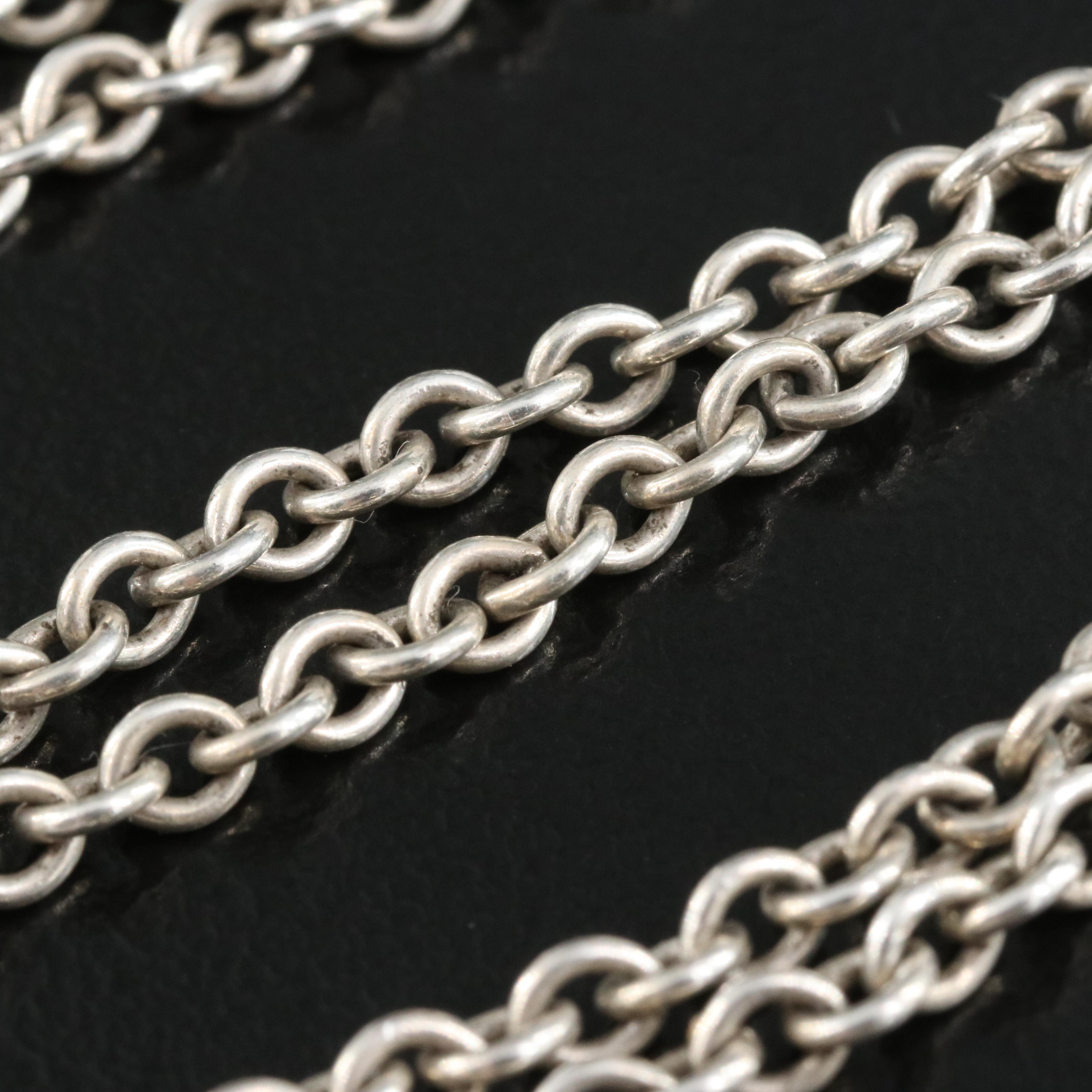 Tiffany & Co. Sterling Silver Cable Chain Necklace