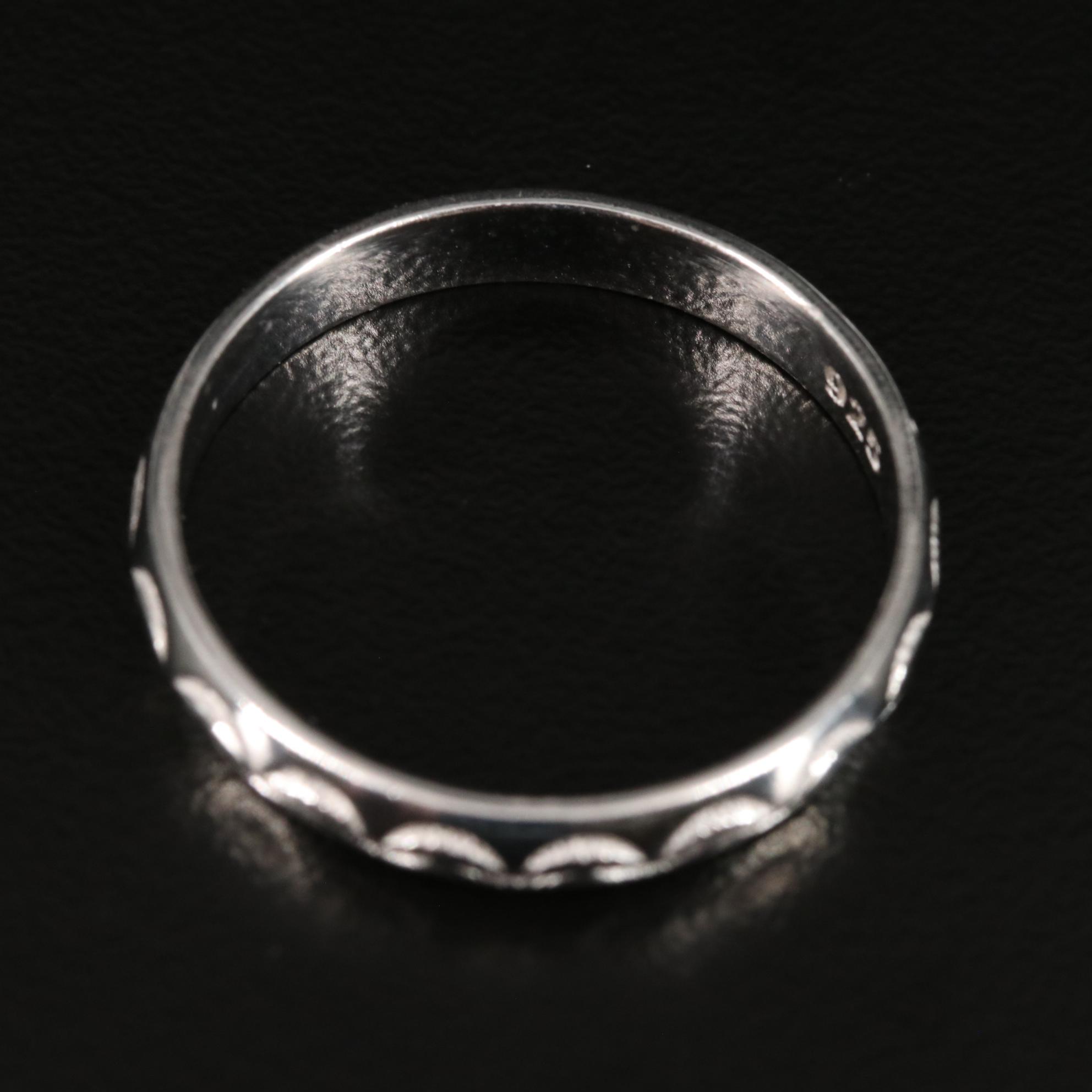 Sterling Textured Band