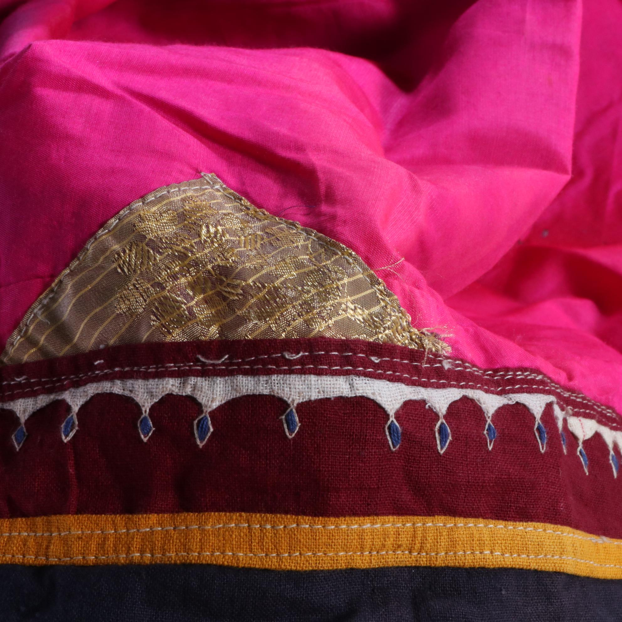 South American Cultural Dress with Tie Bodice and Passementrie Dress