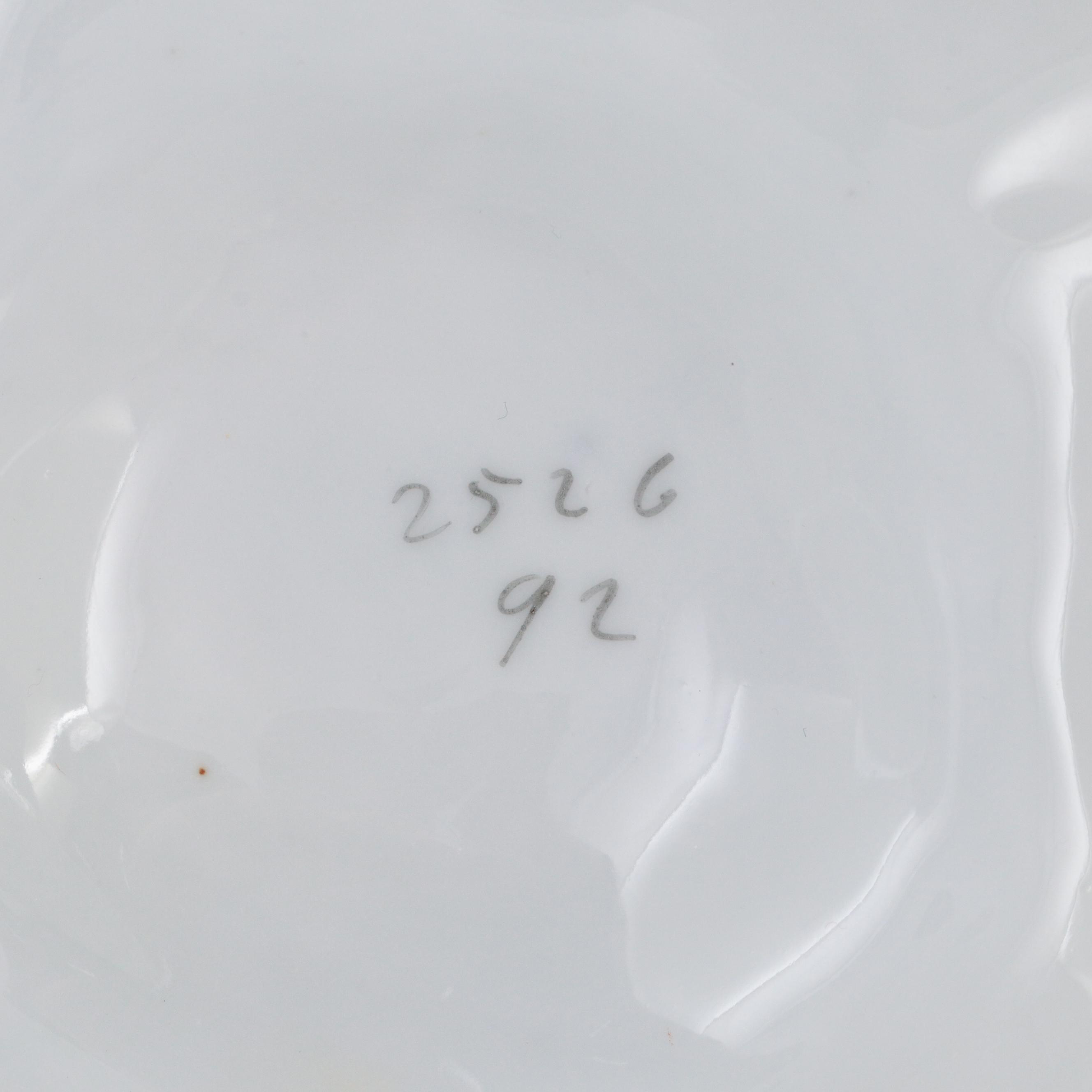 Haviland and Other Porcelain Oyster Plates, Late 19th/ Early 20th Century