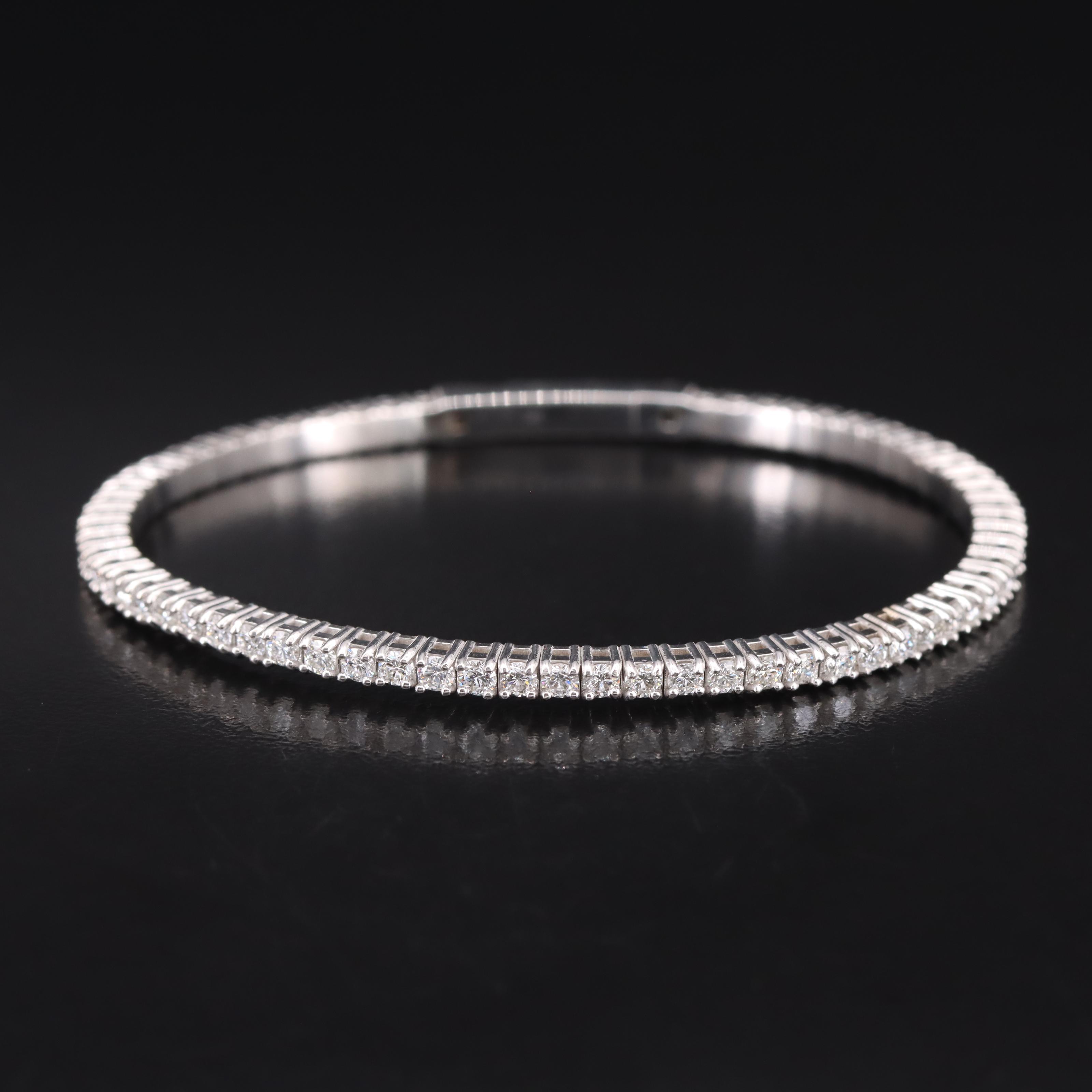 14K 2.84 CTW Diamond Line Bracelet