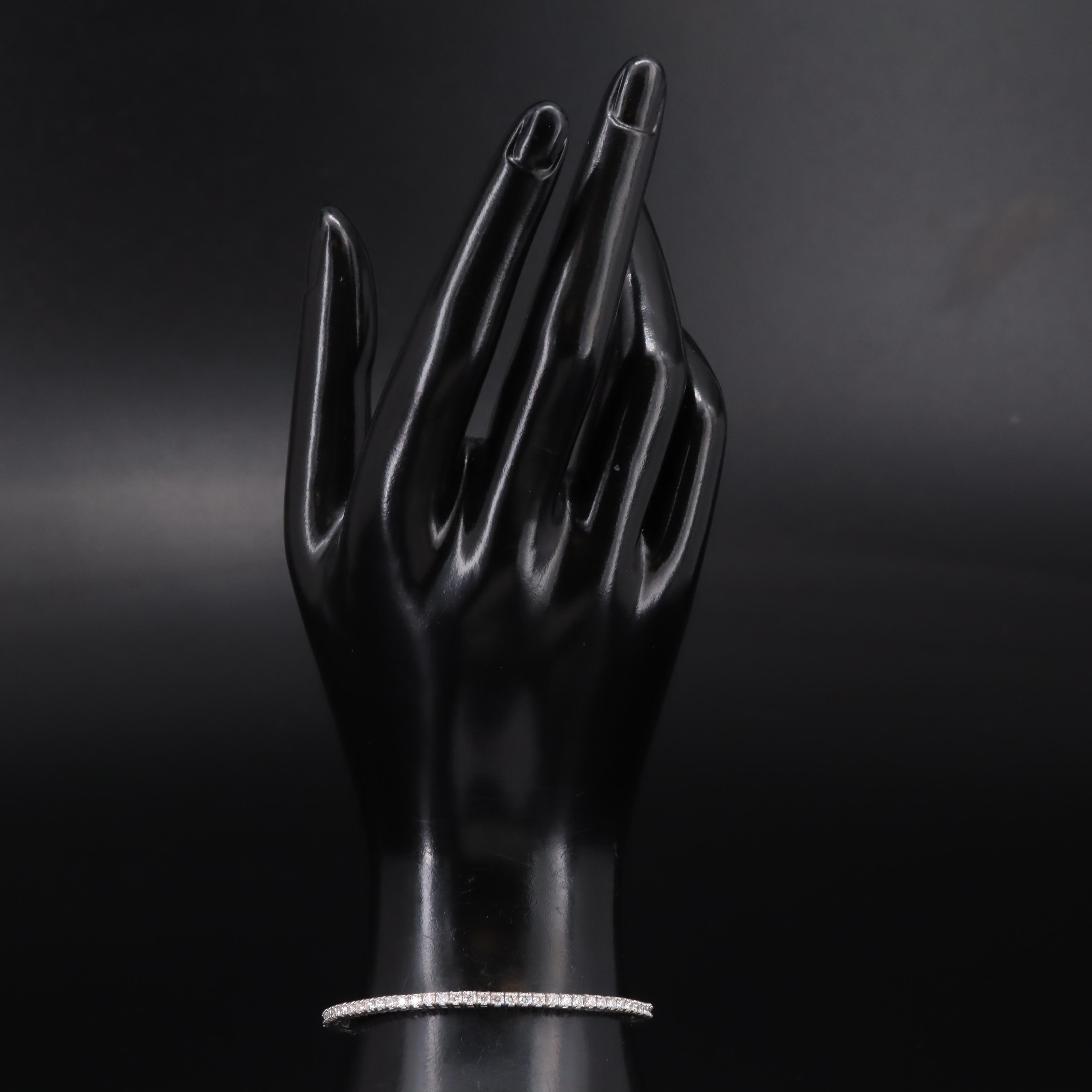 14K 2.84 CTW Diamond Line Bracelet