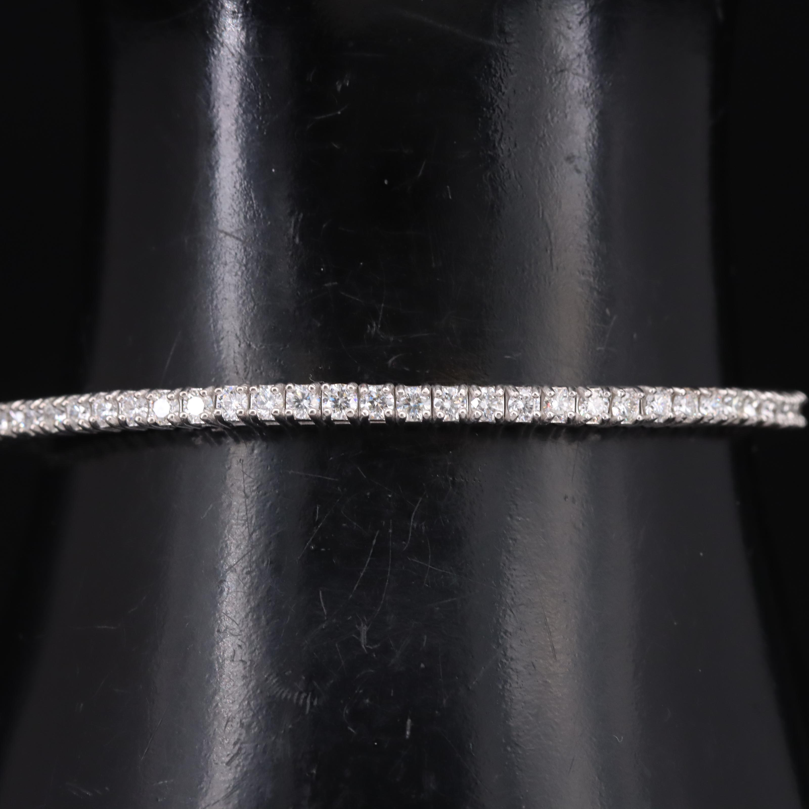 14K 2.84 CTW Diamond Line Bracelet