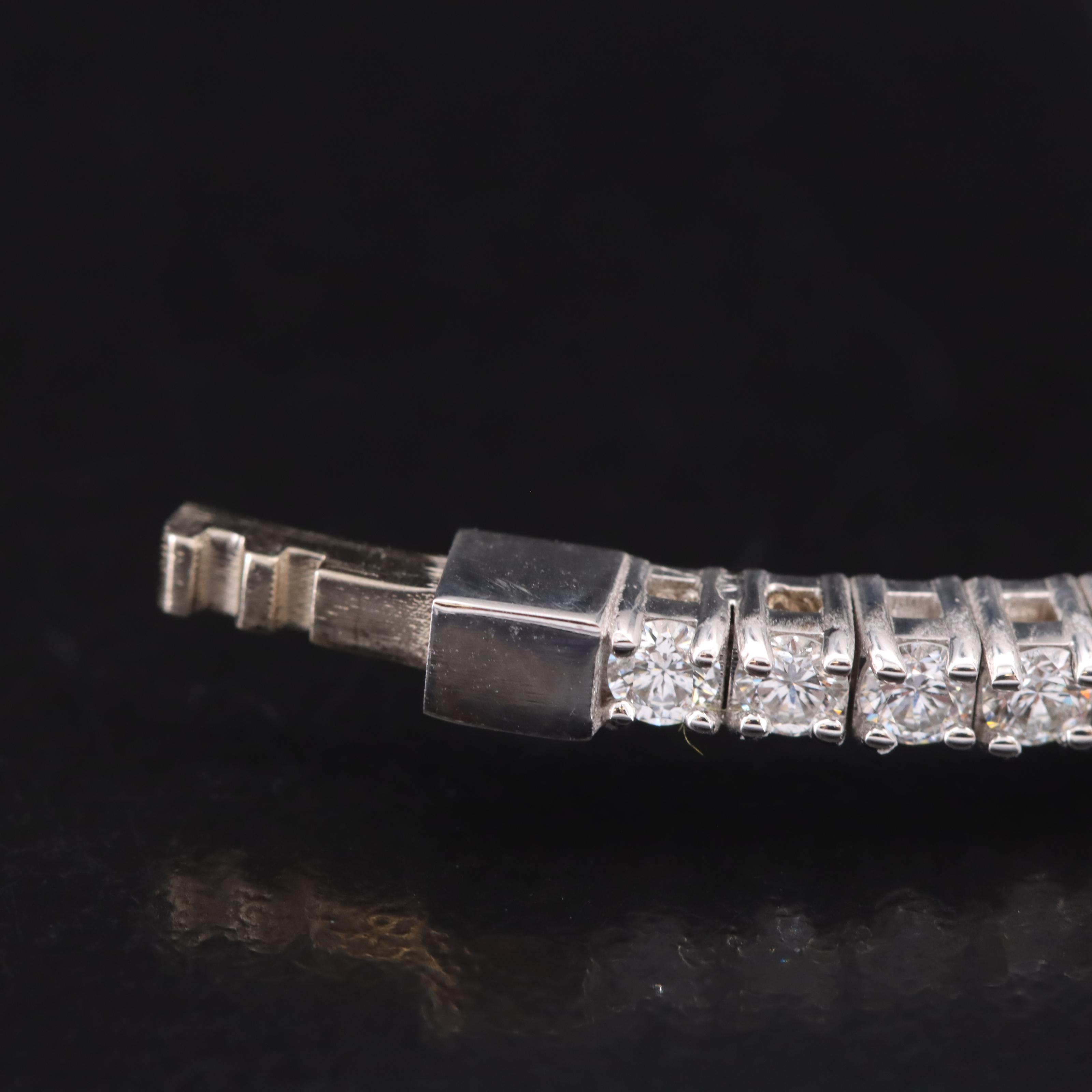 14K 2.84 CTW Diamond Line Bracelet