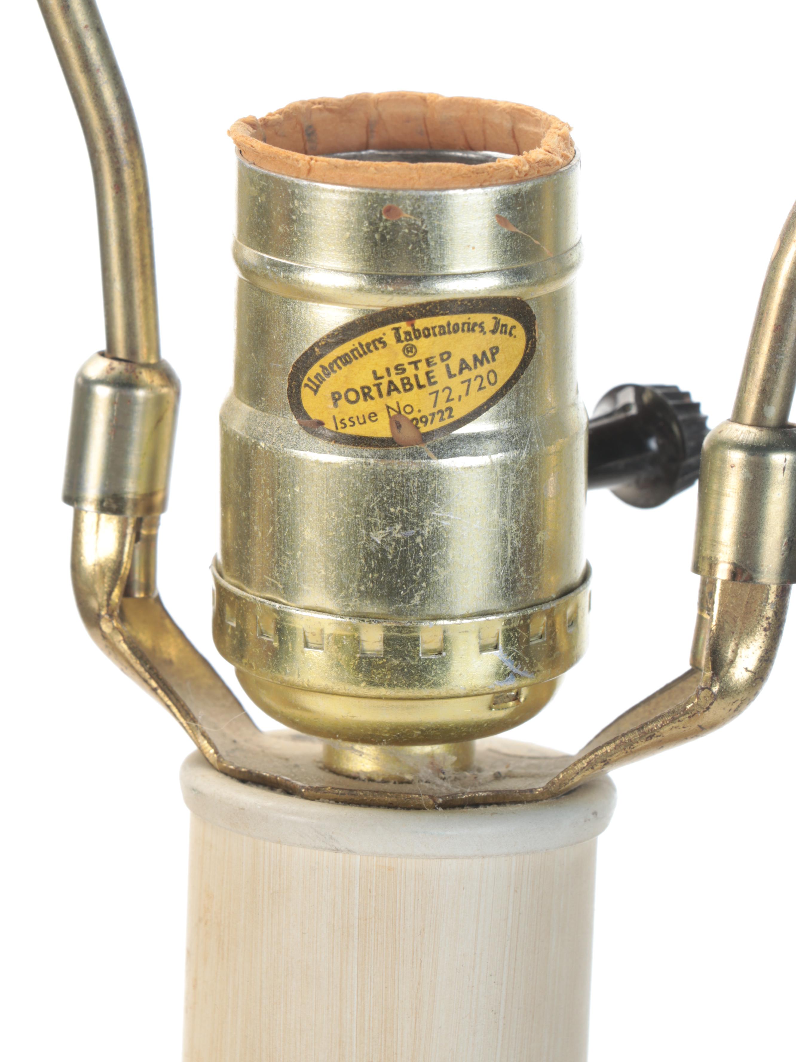 Pair of Casual of California Ceramic Table Lamps