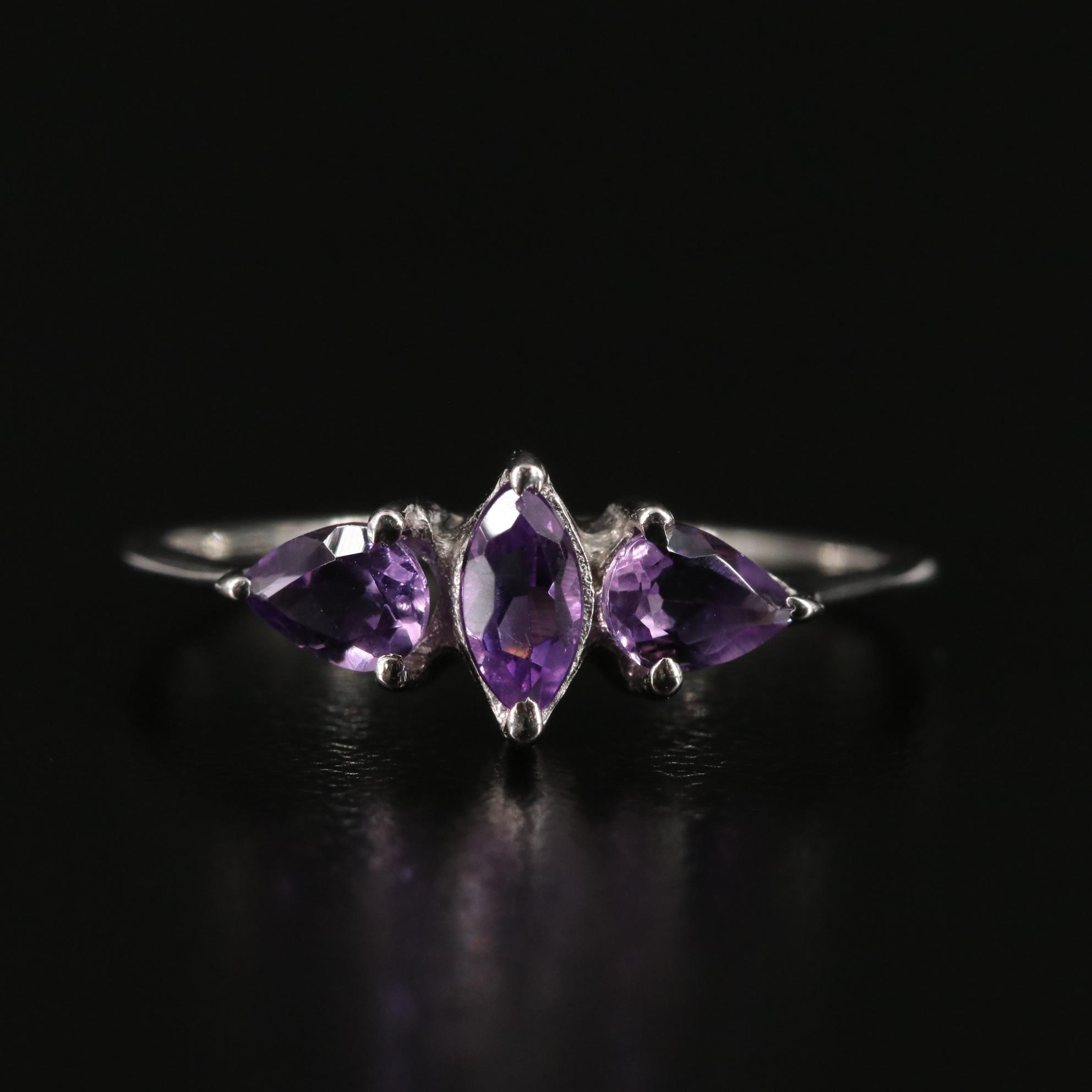 Sterling Amethyst Ring