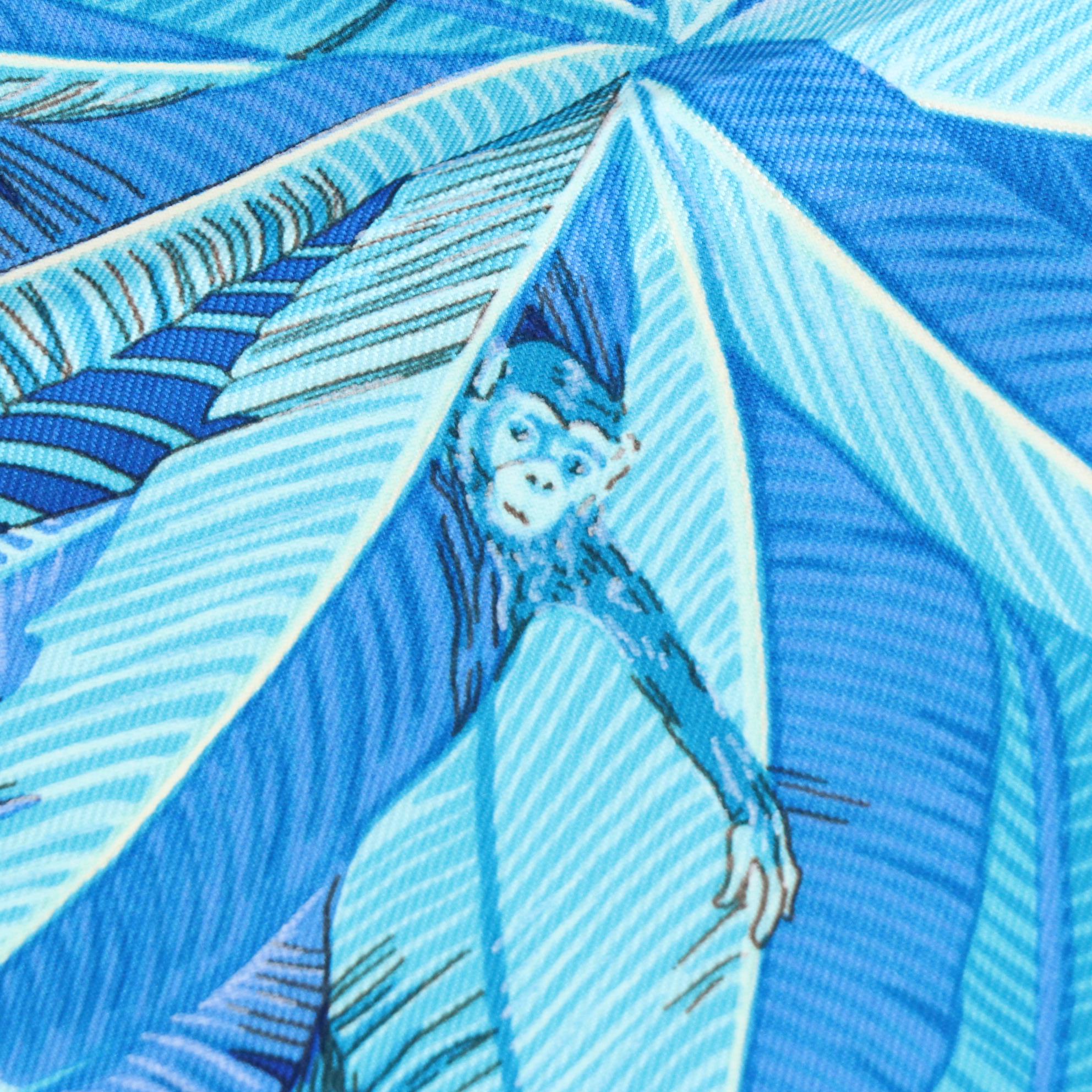 Hermès "Ombres et Lumieres" Scarf 90 in Silk Twill